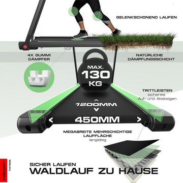 Christopeit Sport® Laufband TM 750 S, 100% vormontiert, nur 19 cm flach
