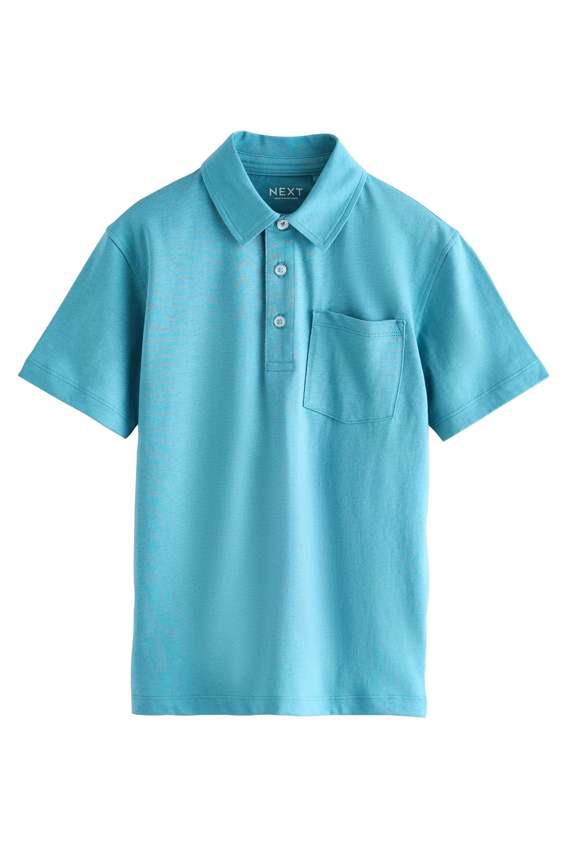 Next Poloshirt Kurzärmeliges Jersey-Poloshirt (1-tlg)