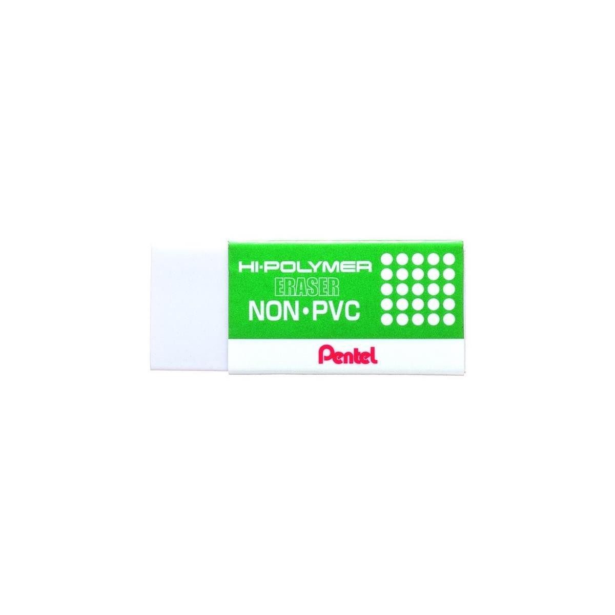 Hi-Polymer Radiergummis, 48 Stück – PVC-frei, Aus Recyceltem Material, Weich & Effektiv Für Bleistift, Größe 4,3 X 1,8 Cm