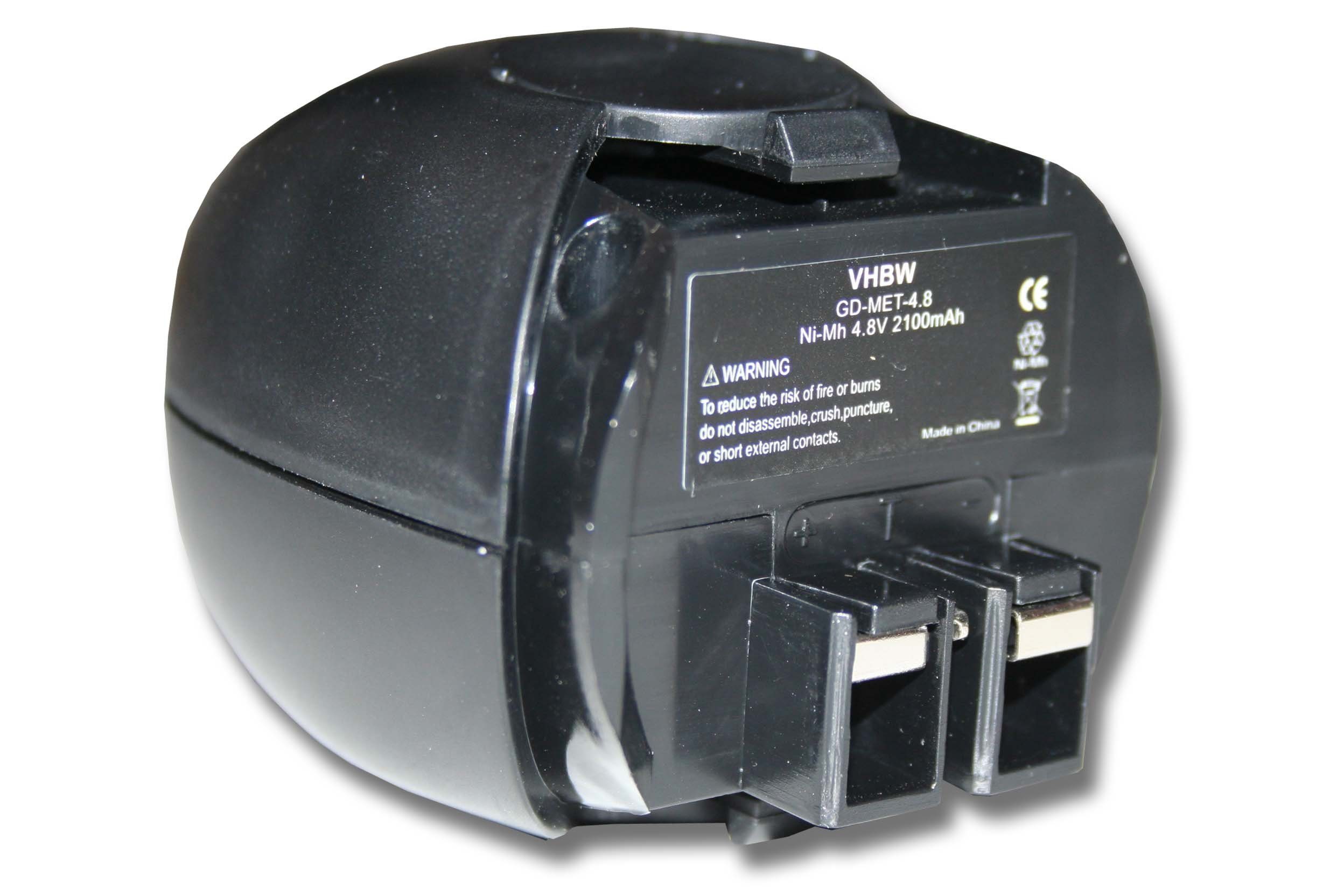 vhbw kompatibel mit Würth Master 0700851 Akku NiMH 2100 mAh (4,8 V)