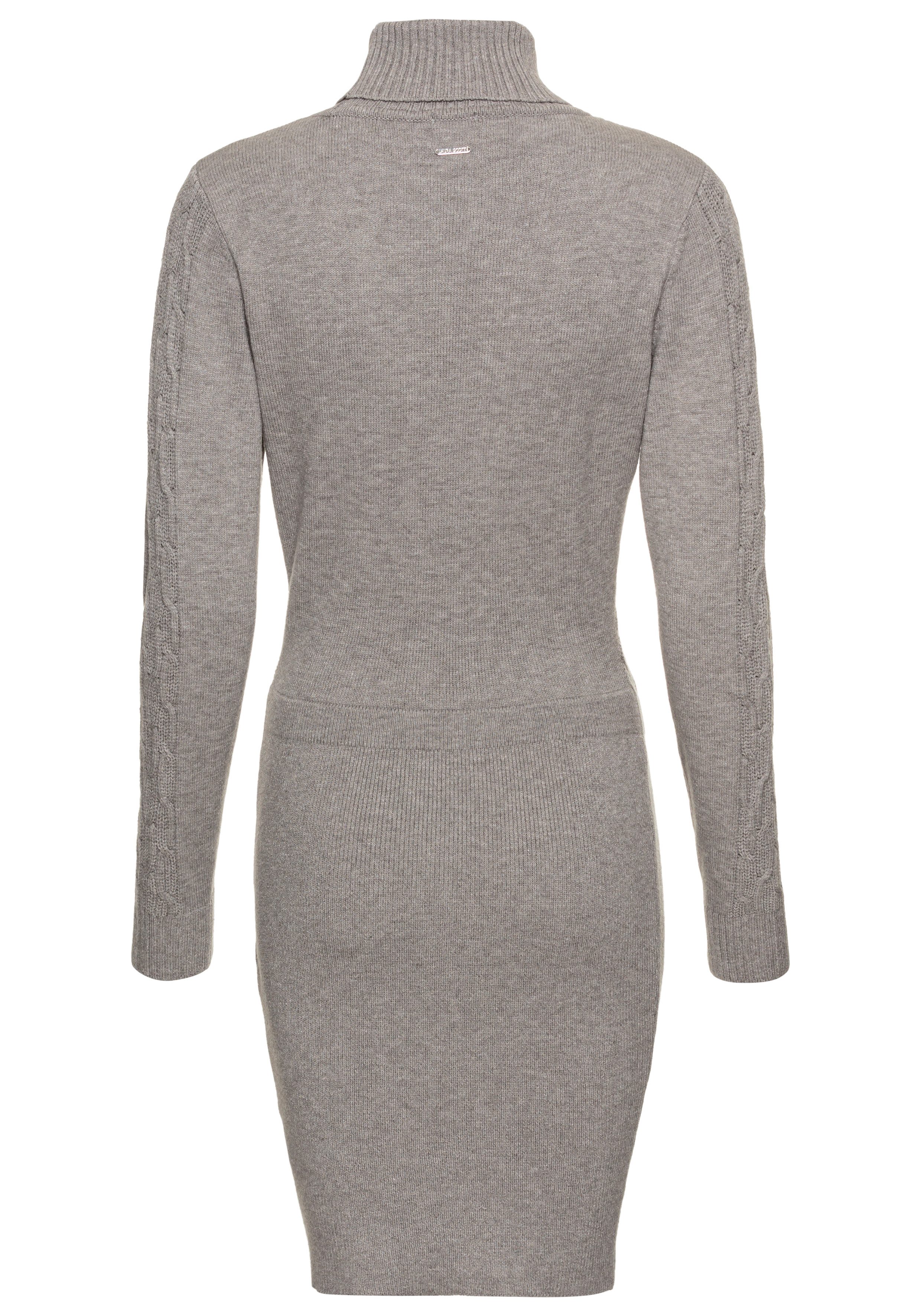 Laura Scott Strickkleid mit Rollkragen
