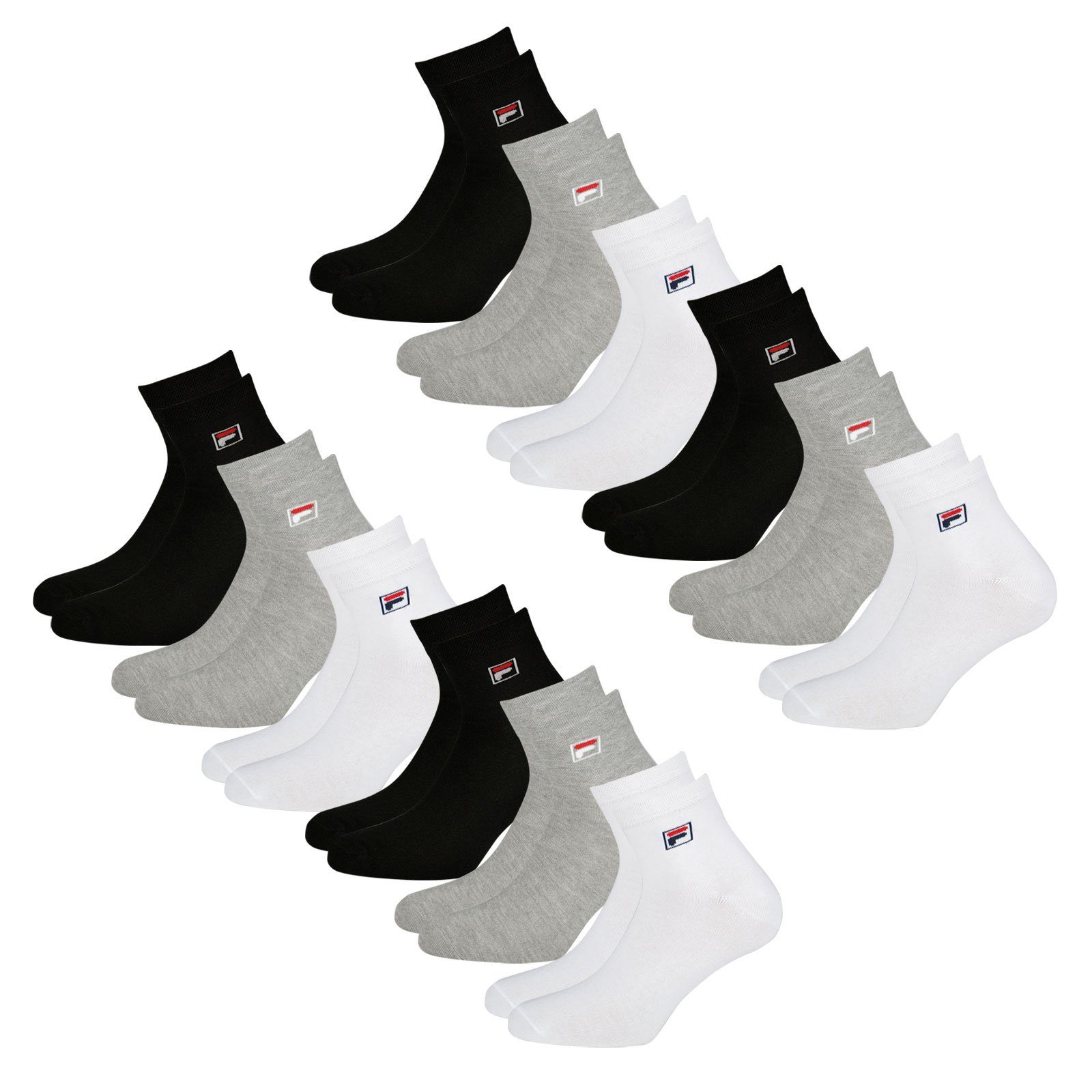 Fila Sportsocken Quarter Socken (12-Paar) mit günstig online kaufen