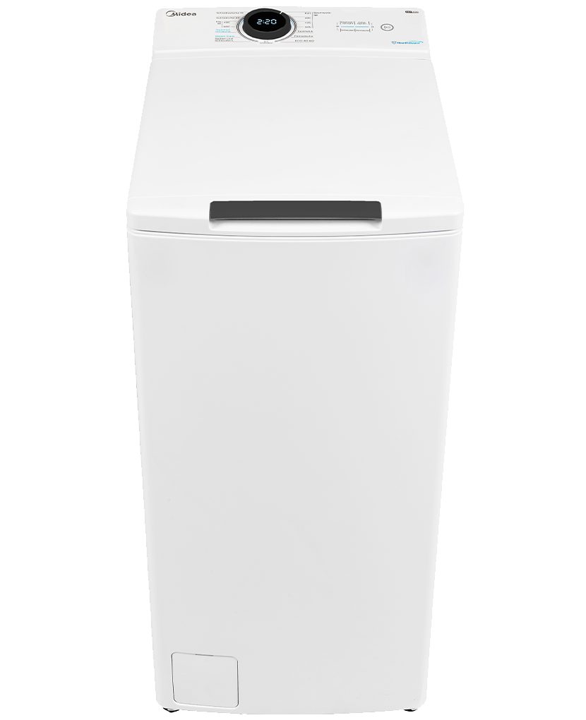 Midea Waschmaschine Toplader MF100T70B-12A, 7,00 Opener, XL Motor U/min, Soft AquaStop, 1200 Türöffnung, kg, Inverter