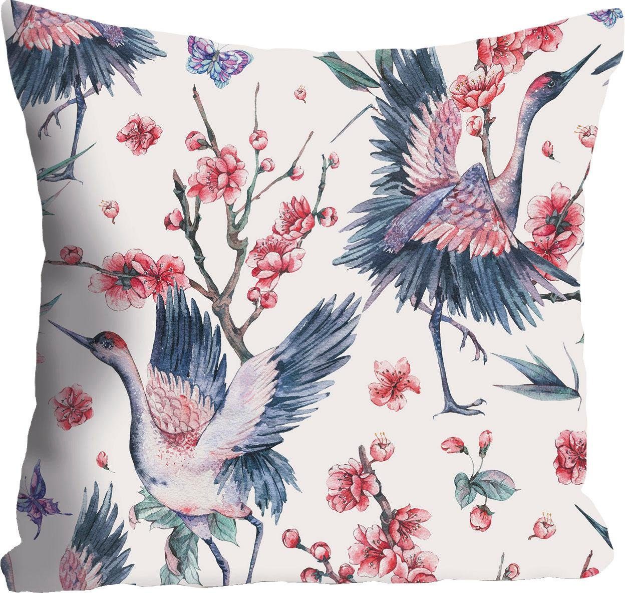 queence Dekokissen Rosenblüte, Kissenhülle ohne Füllung, 1 Stück. € 25,31