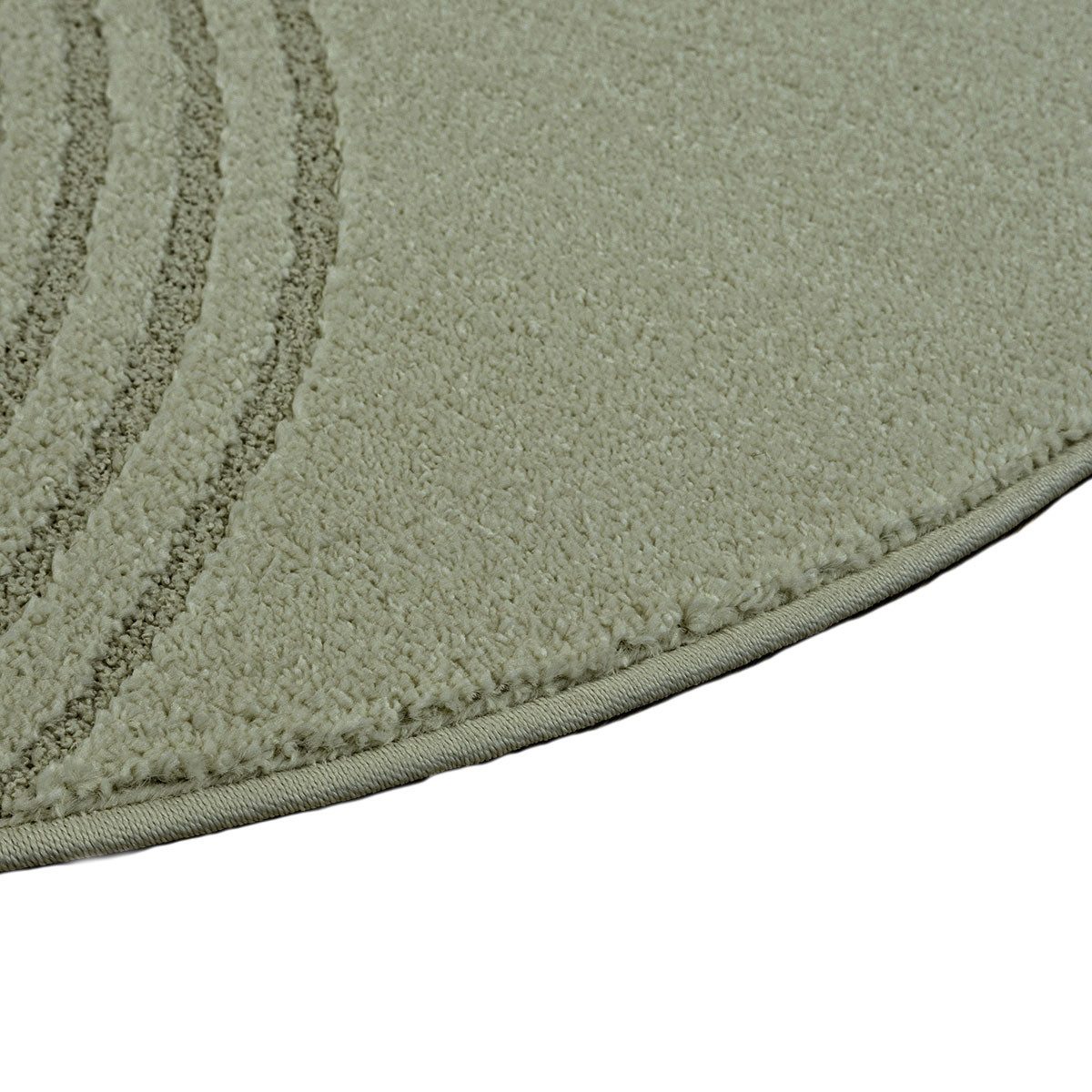 the carpet Teppich Elisa, rund, Höhe: 12 mm, moderner Wohnzimmer Teppich, hohe Flordichte und angenehm weich