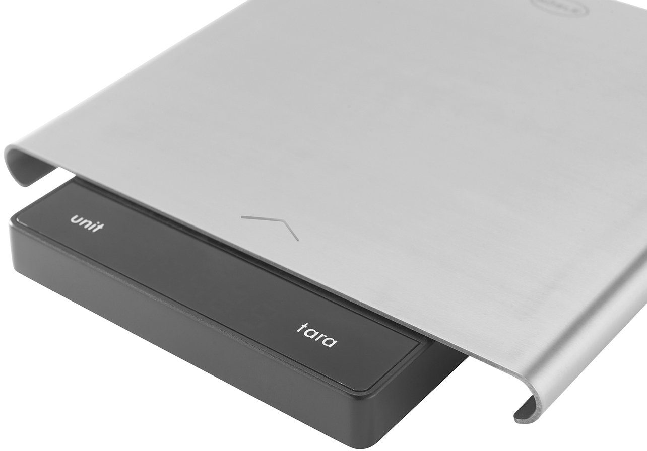 RÖSLE Küchenwaage, (1-tlg), mit Wiegefläche aus Edelstahl, LCD-Display, Tragkraft bis 5 kg