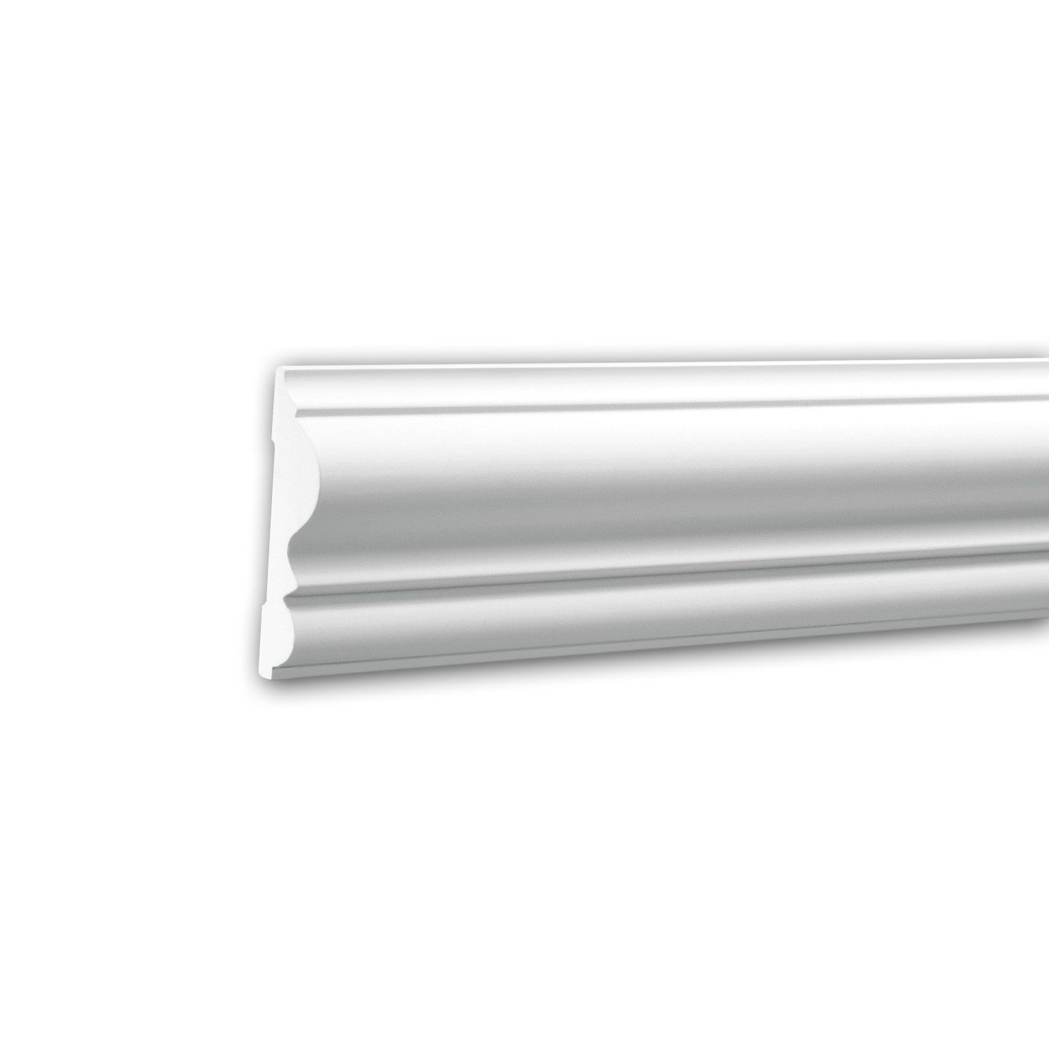 Profhome Zierleiste 151303 Wand- und Friesleiste Stuckleiste Zierleiste Wandleiste 2 m, kleben, Polyurethan Hartschaum, 1-St., 1 x Stuckleiste, Wandleiste Stuckleiste Profilleiste 2 Meter