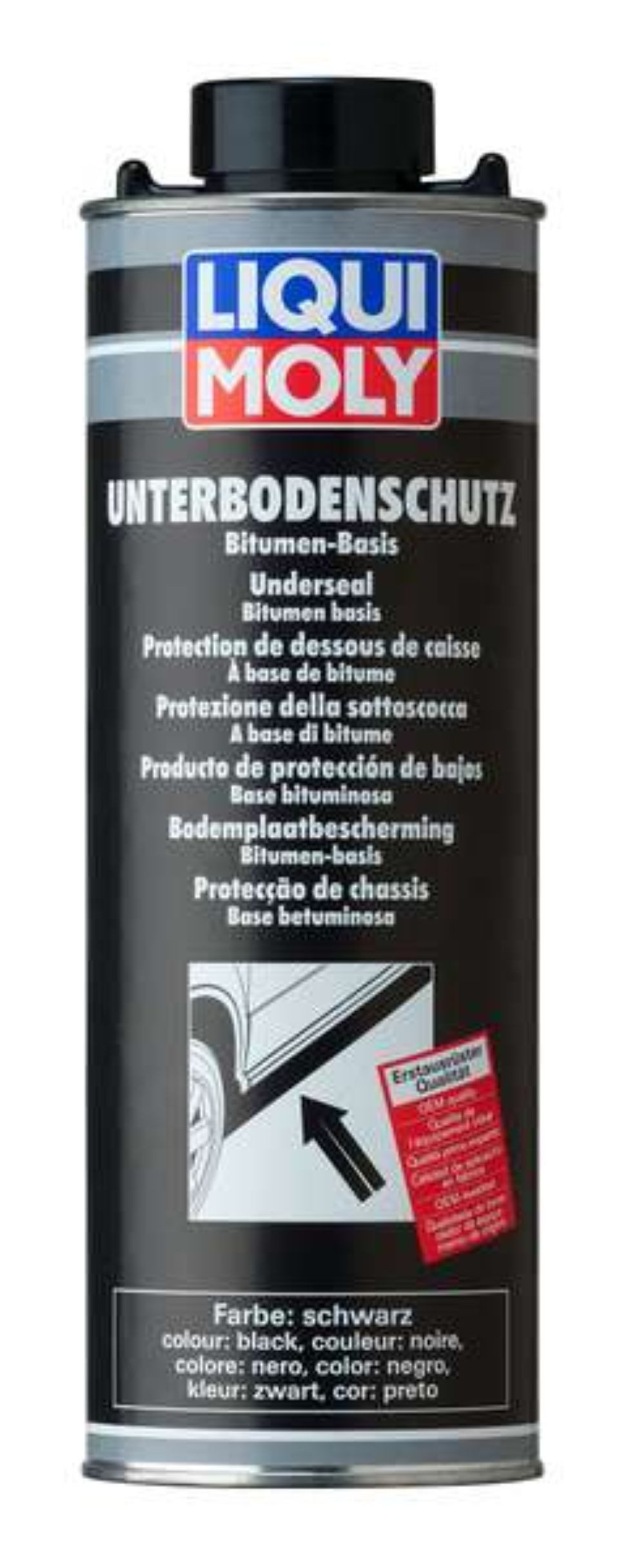 Öl-Additiv Unterbodenschutz Bitumen schwarz