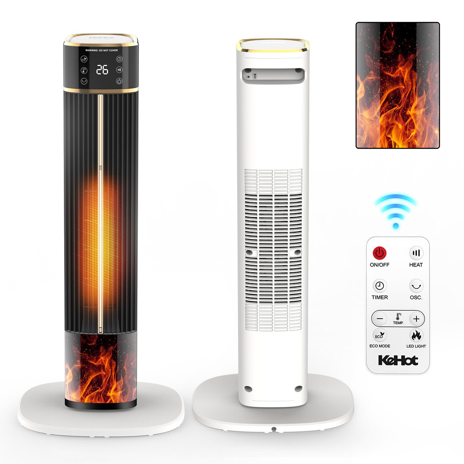 oyajia Heizlüfter Keramikheizlüfter Energiesparend PTC Heizlüfter mit Therm günstig online kaufen