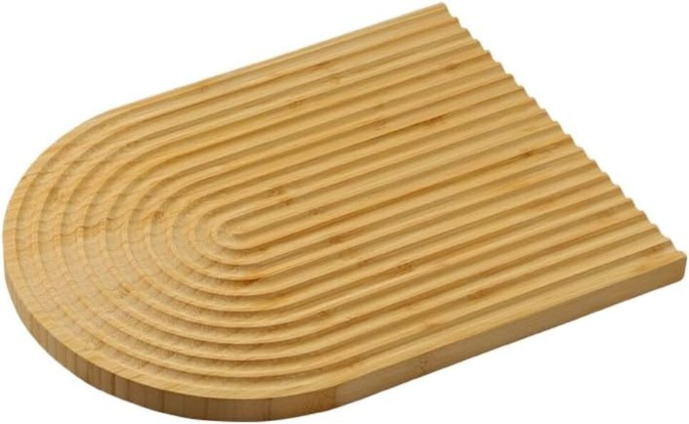 KESPER® Schneidebrett Schneide- und Servierbrett mit feiner Rillenstruktur, 32 x 24 x 1,5 cm, (1-St)
