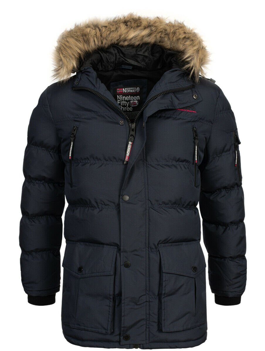 Geographical Norway Steppjacke Herren Winter Jacke Outdoor Parka Steppjacke günstig online kaufen
