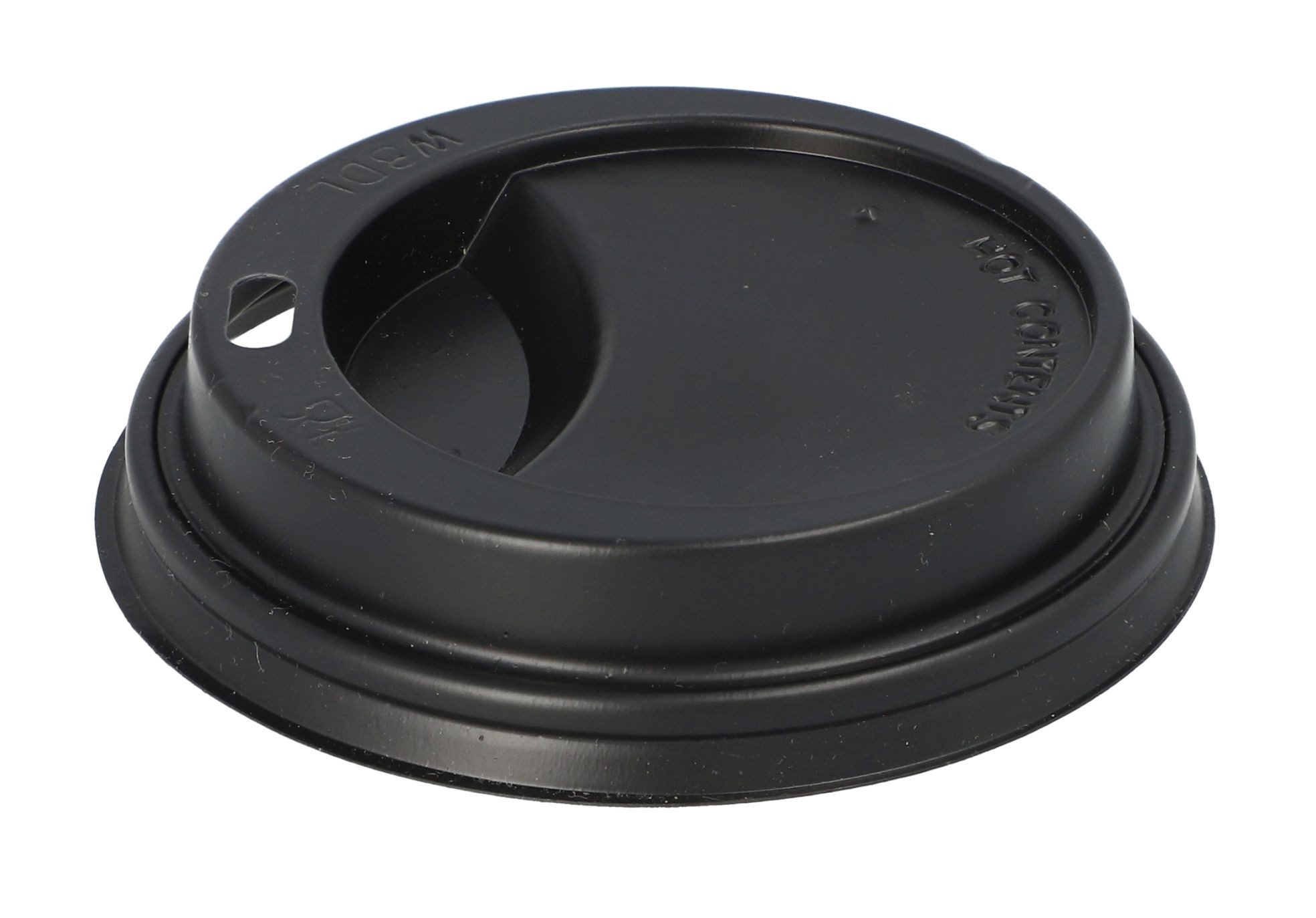 PAPSTAR Becher PAPSTAR 85497 Deckel für To Go - 100 Stück, schwarz