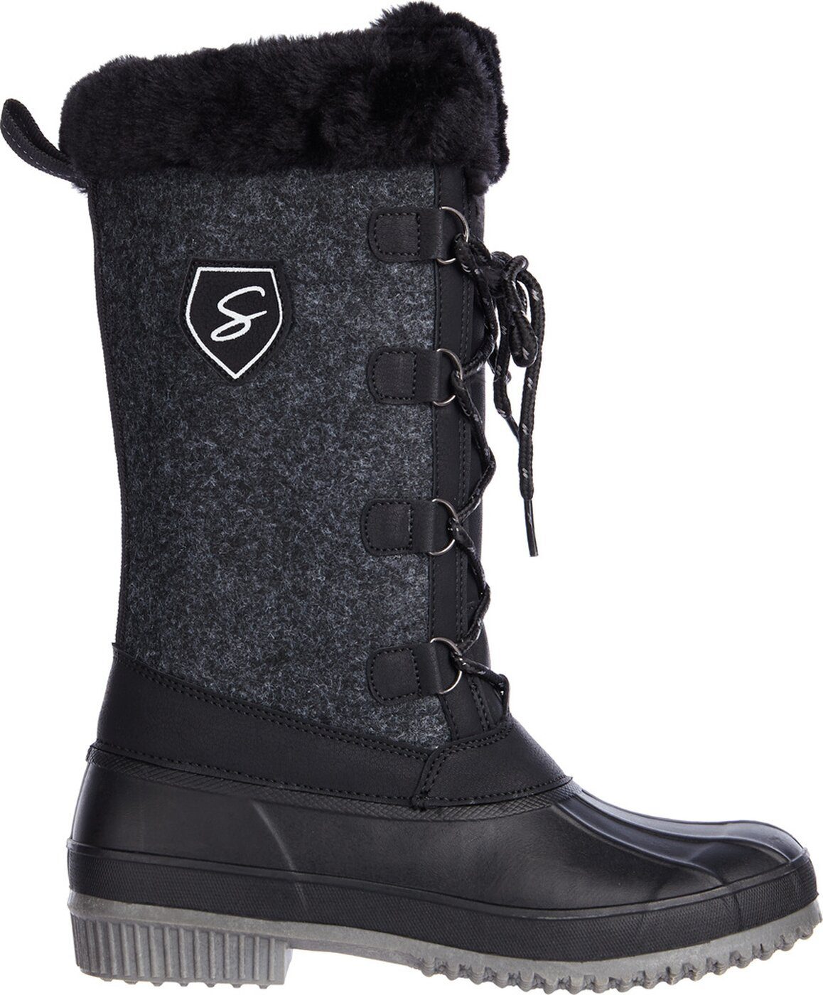 McKINLEY Après-Stiefel Emma III Black/Yellow Winterstiefel