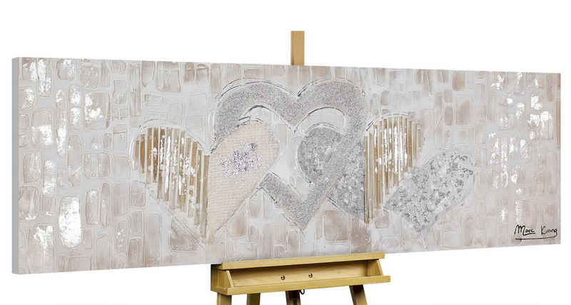 KUNSTLOFT Gemälde »Simply Love«, handgemaltes Bild auf Leinwand