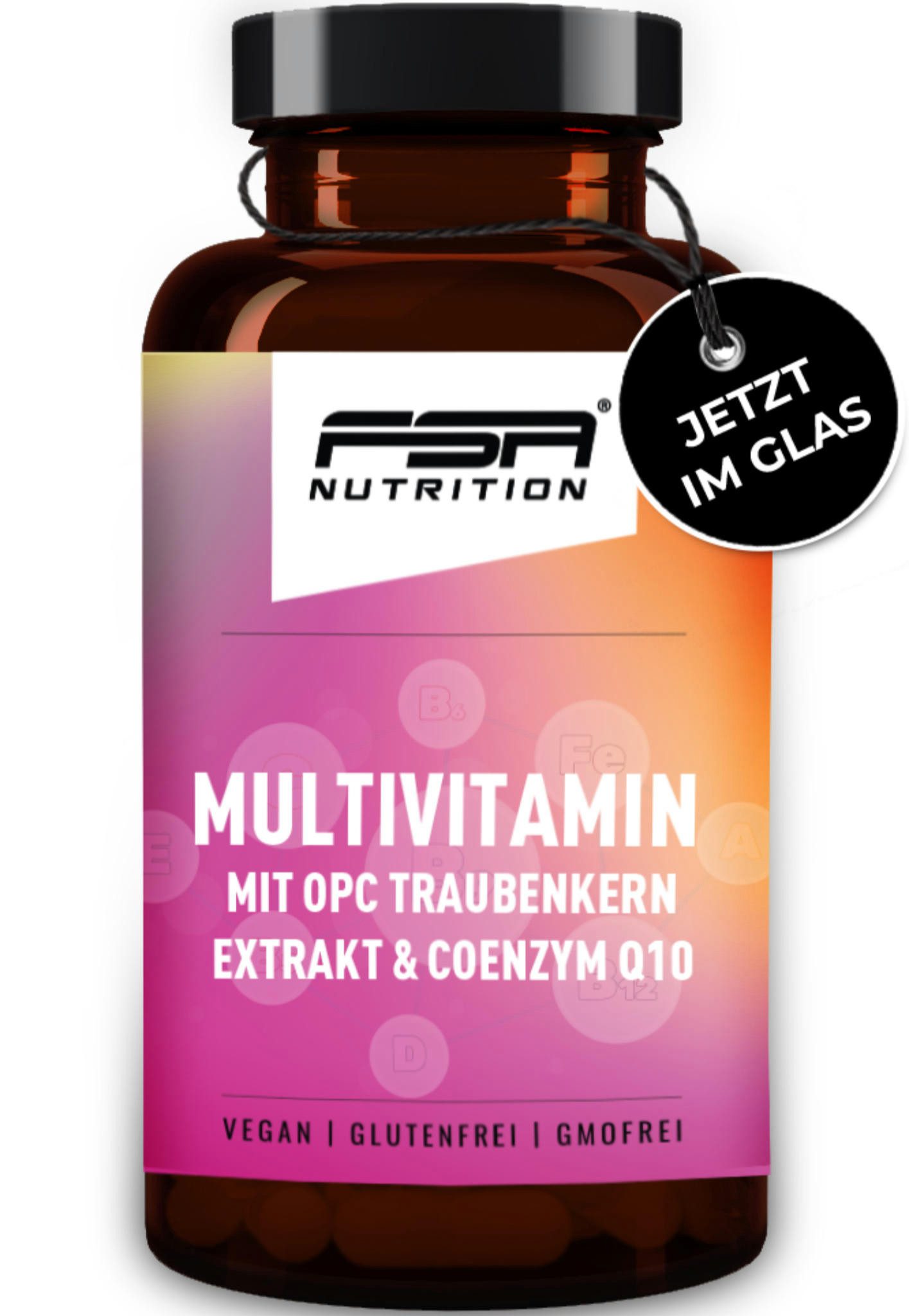 Multivitamin mit OPC Traubenkern Extrakt und Coenzym Q10 Kapseln