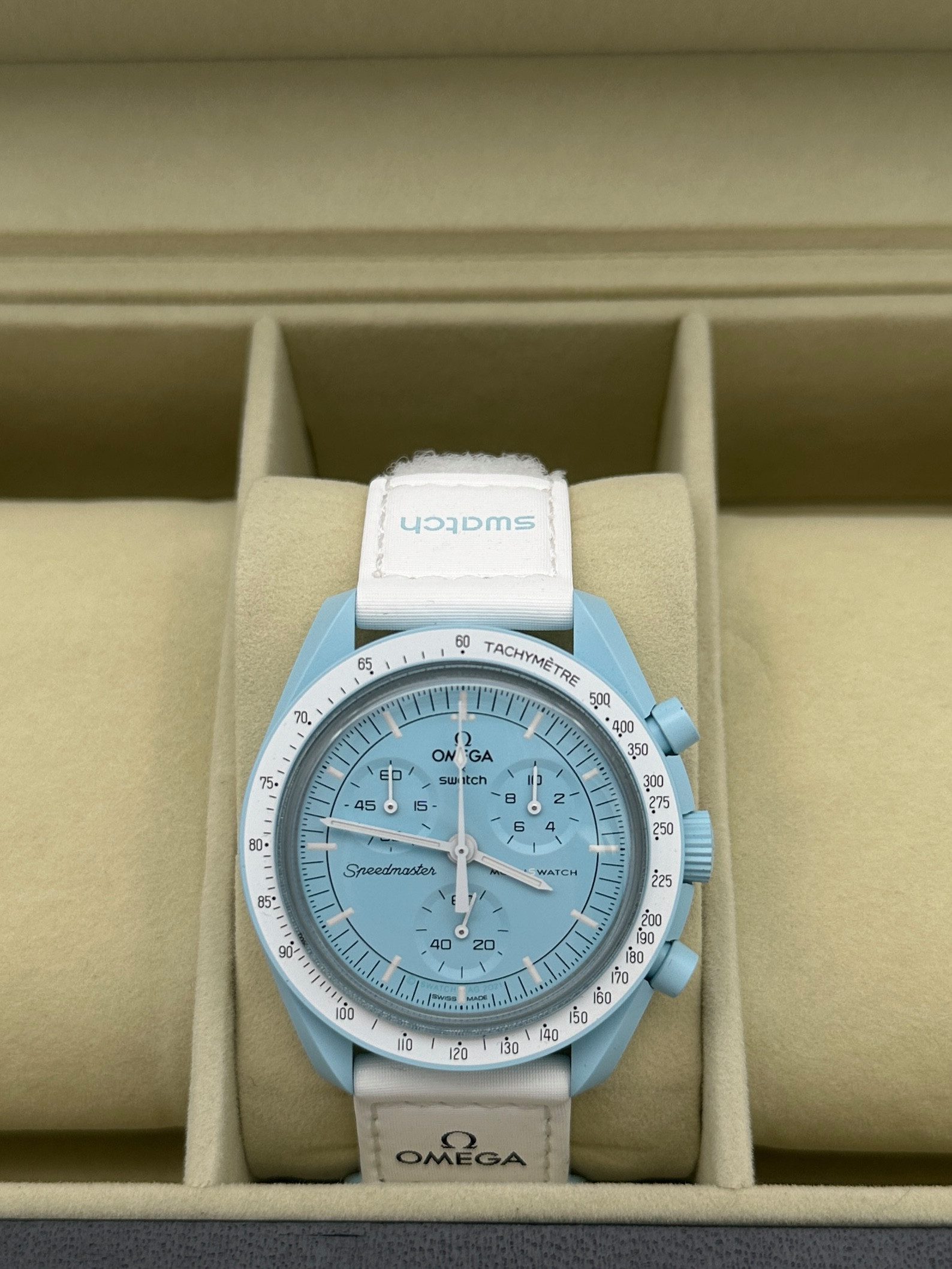 Chronograph Swatch x Omega Bioceramic Moonswatch Mission to Uranus Mission to Uranus, Moonswatch