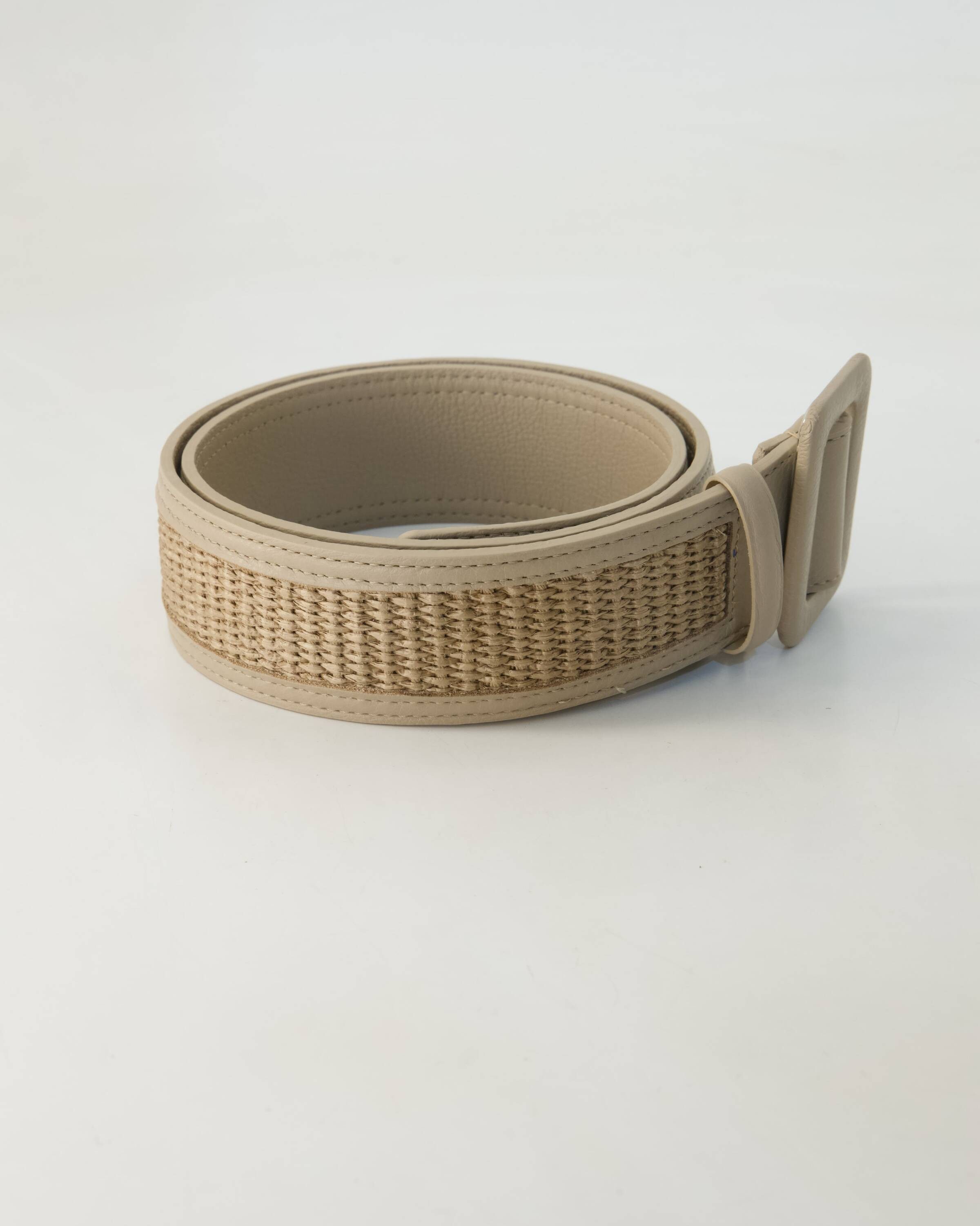 Abro Ledergürtel Gürtel Raffia Obermaterial: Leder und Textil
