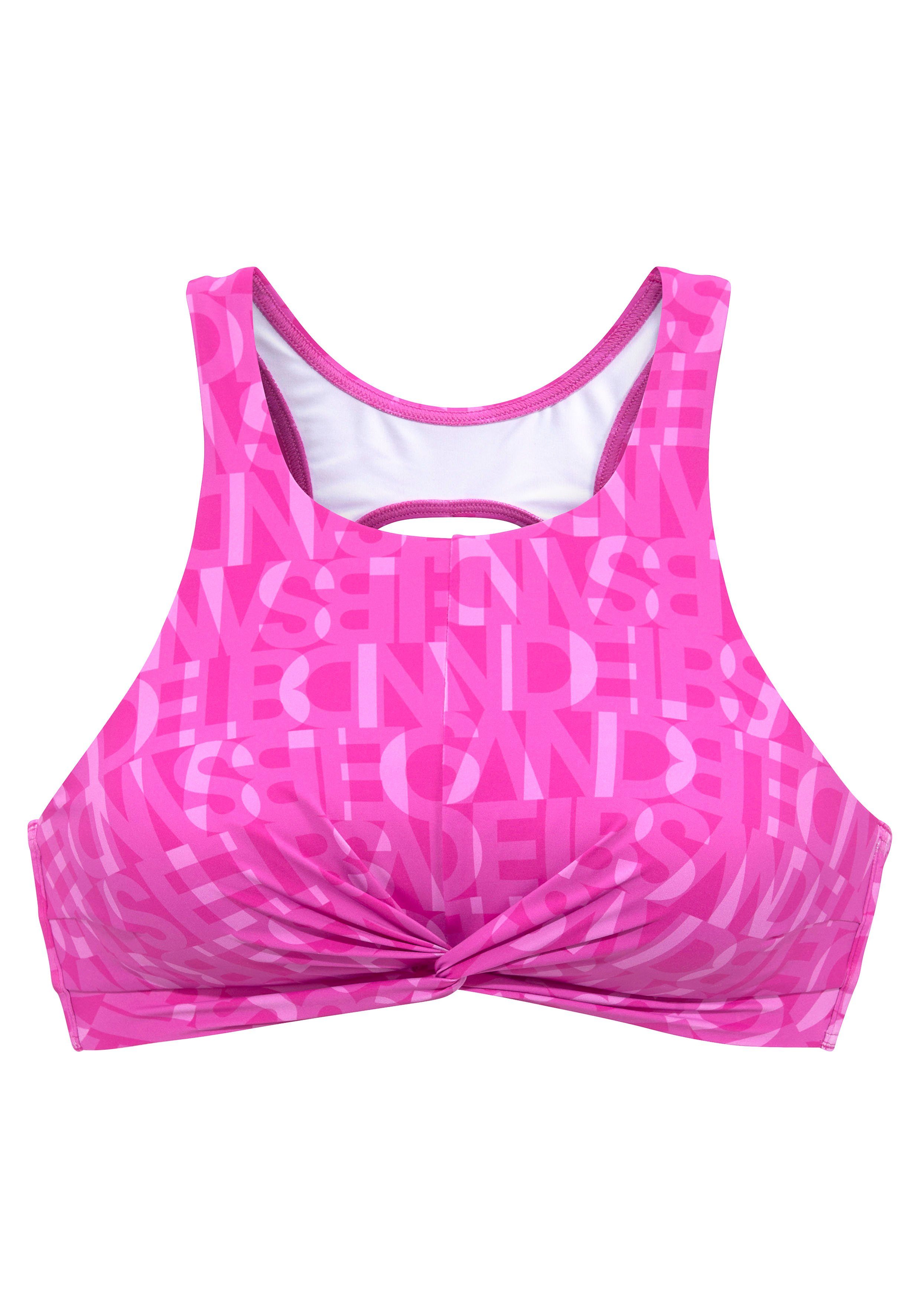 Elbsand Crop-Bikini-Top Letra, mit tollem Wording günstig online kaufen