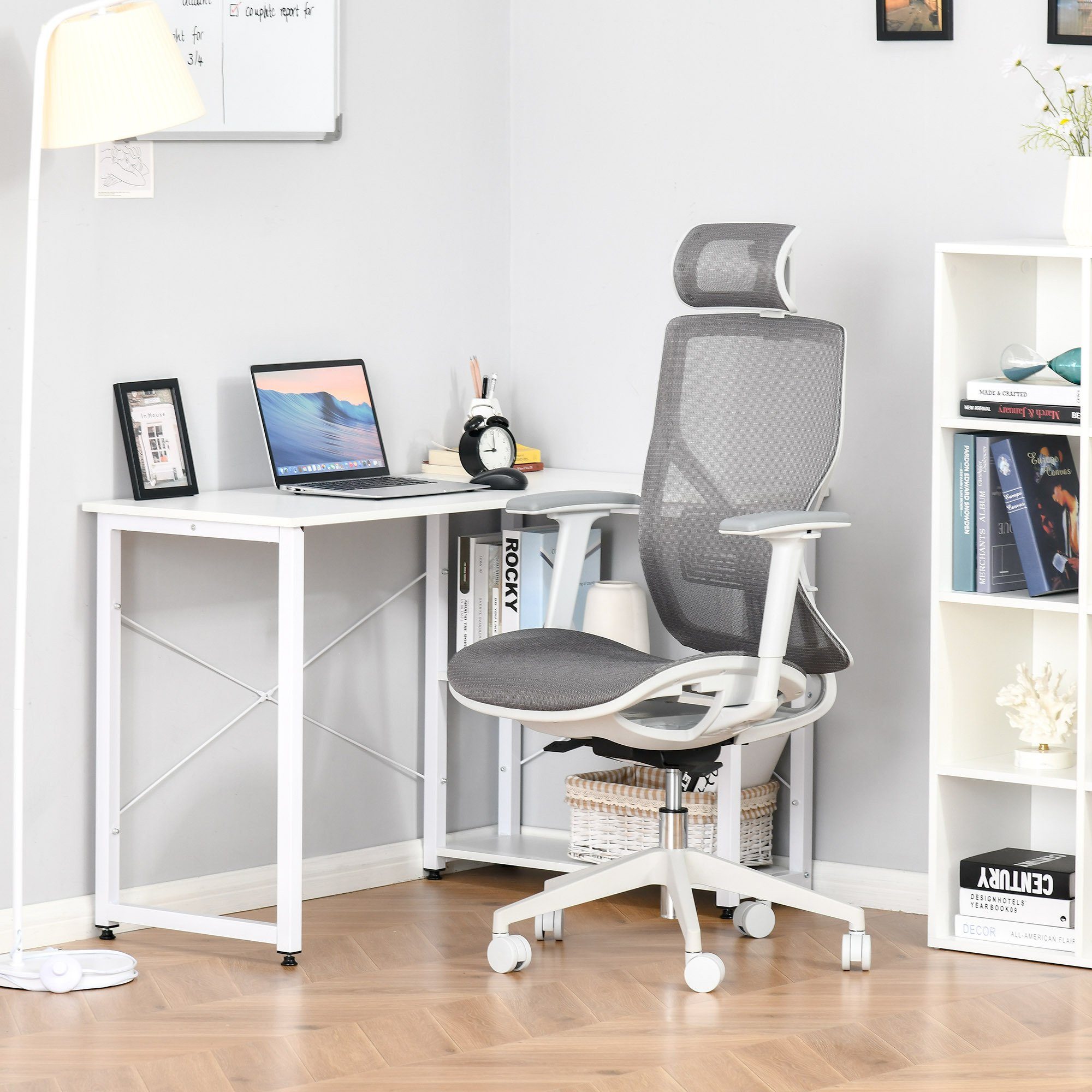 Vinsetto Schreibtischstuhl ergonomisch gaslift geformt, high-end Bürostuhl
