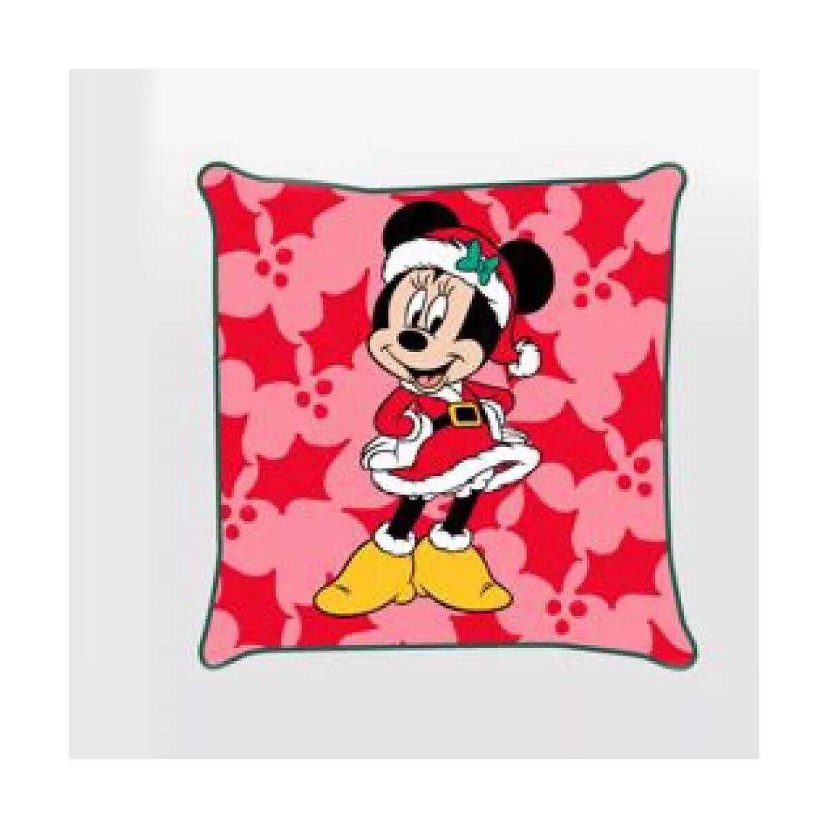 Disney Kissenbezug Disney Minnie Holly Weihnachten Dekokissenbezug 40x40 cm