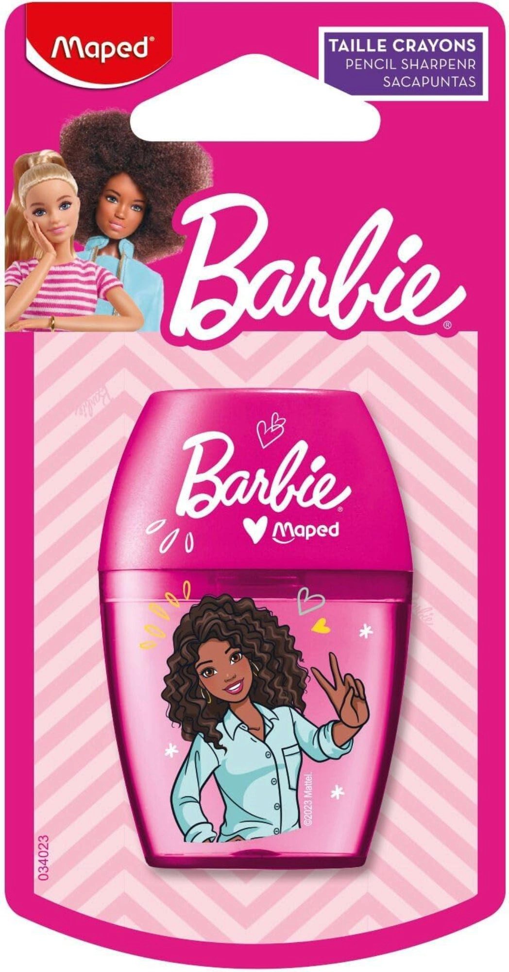 MAPED Anspitzer MAPED Barbie Anspitzer Shaker mit Auffangbehälter