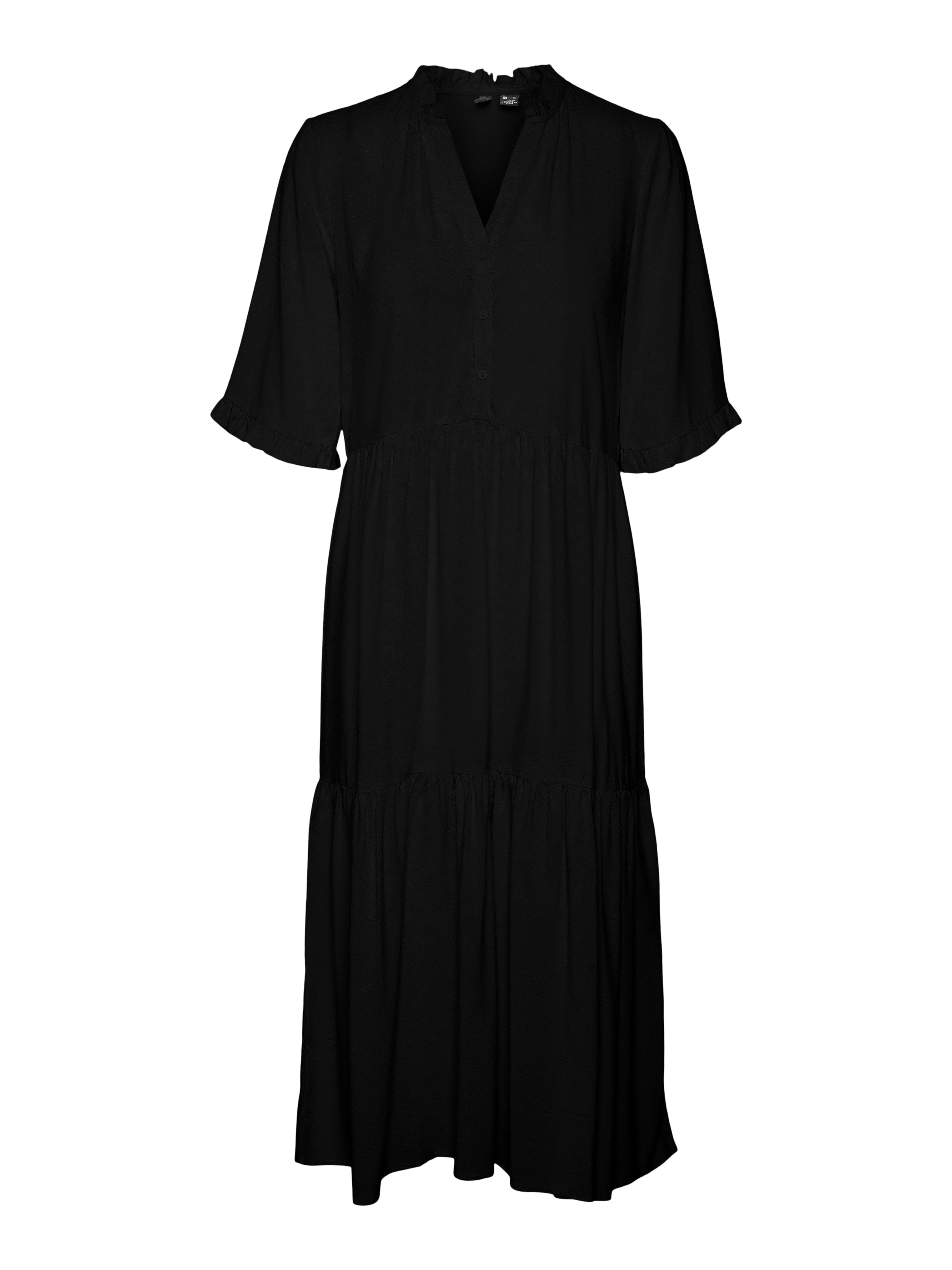 Sommerkleid VMEASY JOY 2/4 FRL CALF DRESS WVN GA
