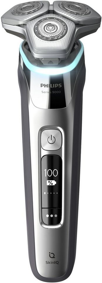 Philips Elektrorasierer Shaver series 9000 S9985/35, mit Skin IQ Technologie,  inkl. Ladestation und Etui, Wählen Sie zwischen einer angenehmen Trocken-  oder einer erfrischenden Nassrasur