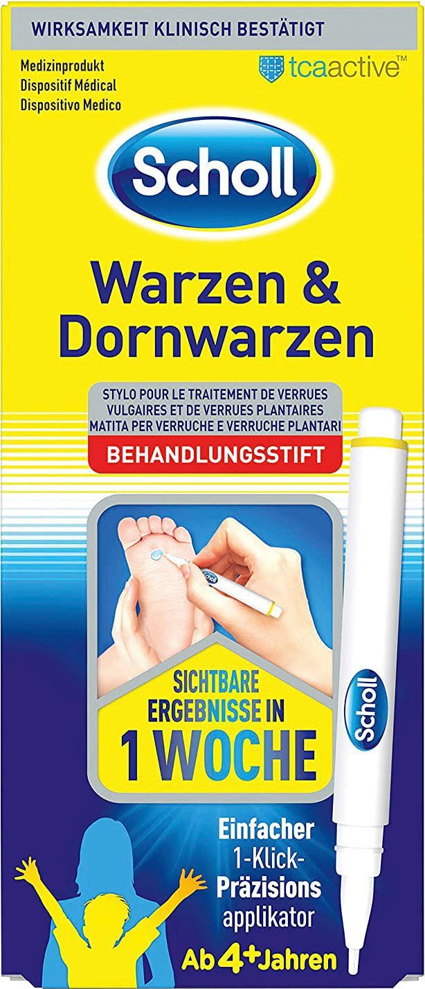 Scholl Warzen-Behandlungsstift, Warzen & Dornwarzen Behandlungsstift für Hände und Füße