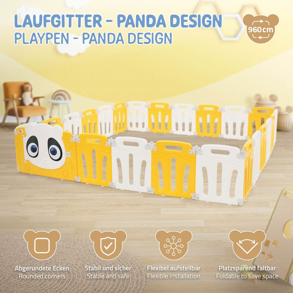 Joyz Laufgitter Laufstall Baby Krabbelgitter faltbar günstig online kaufen