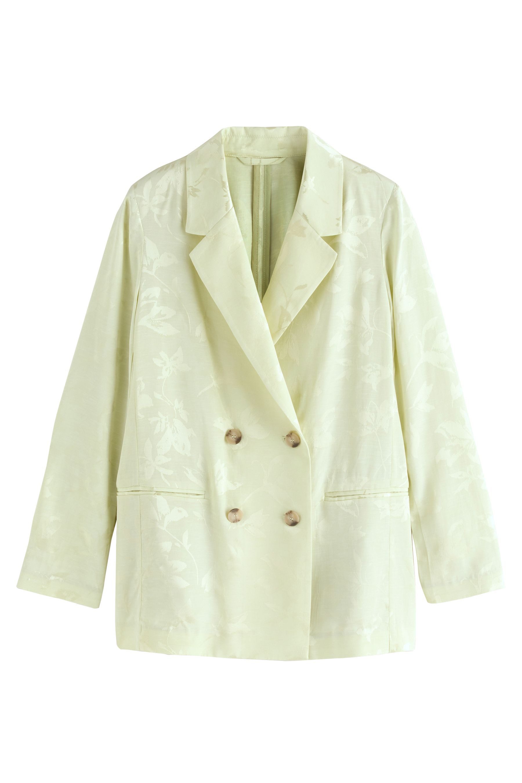 Jackenblazer Tabitha Simmons X NEXT zweireihiger Jacquardblazer