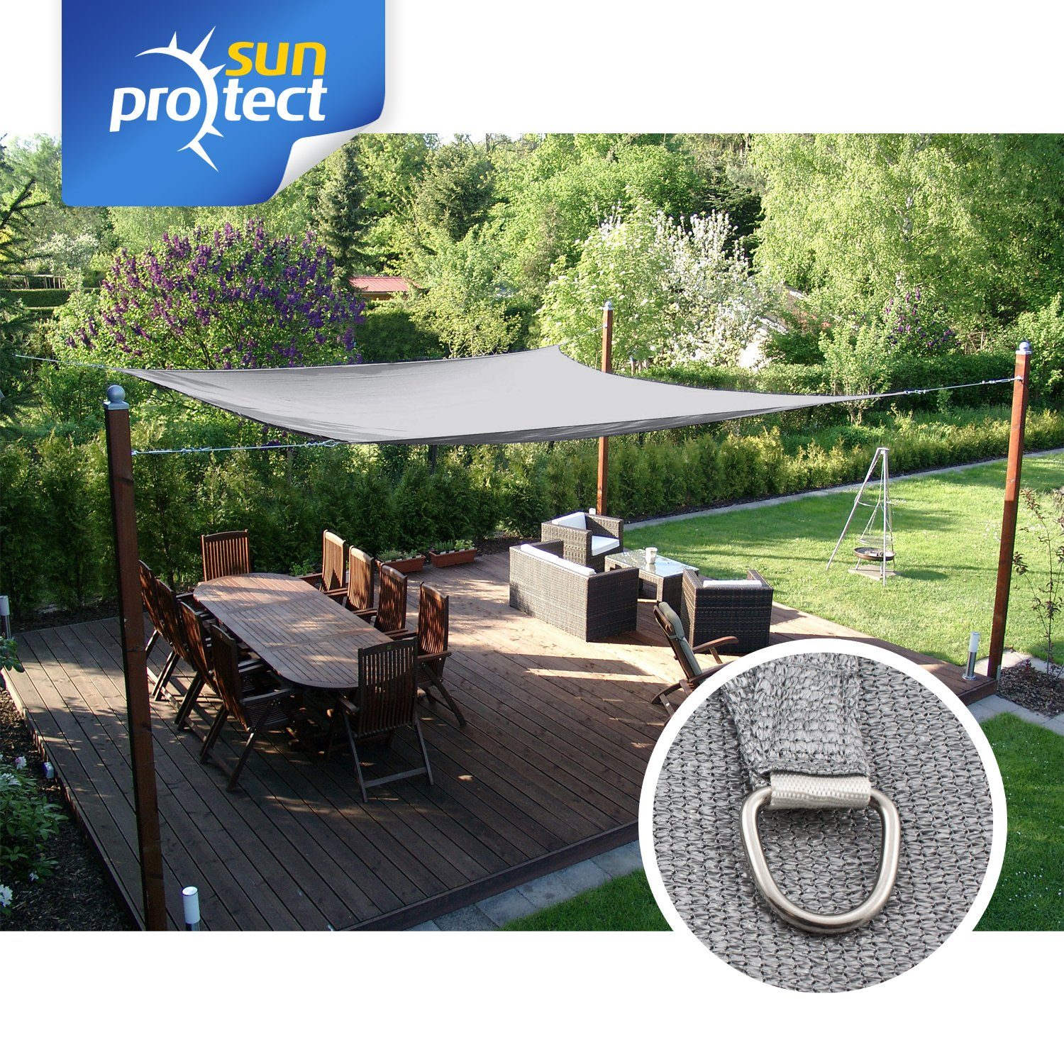 sunprotect Sonnensegel 4,5 x 3,5 m günstig online kaufen