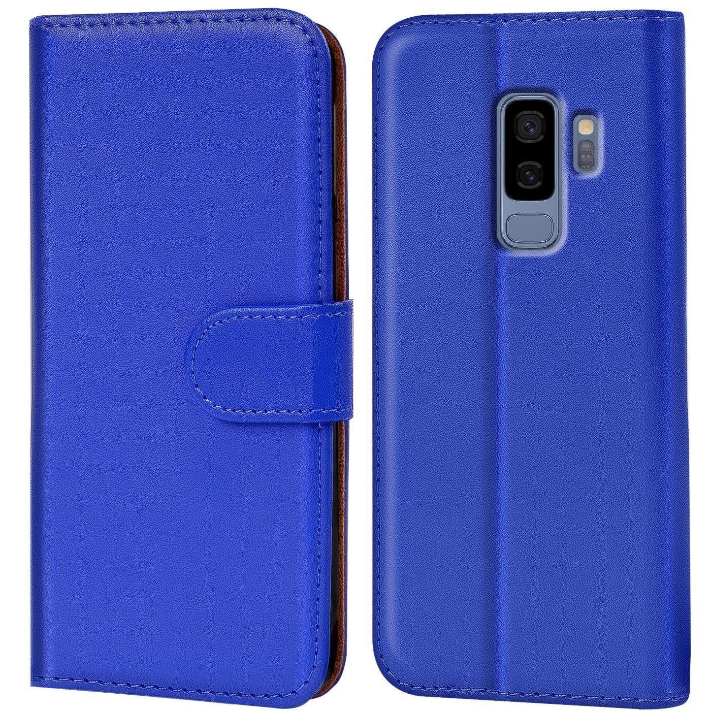 CoolGadget Handyhülle Book Case Handy Tasche für Samsung Galaxy S9 Plus 6,2 Zoll, Hülle Klapphülle Flip Cover für Samsung S9+ Schutzhülle stoßfest
