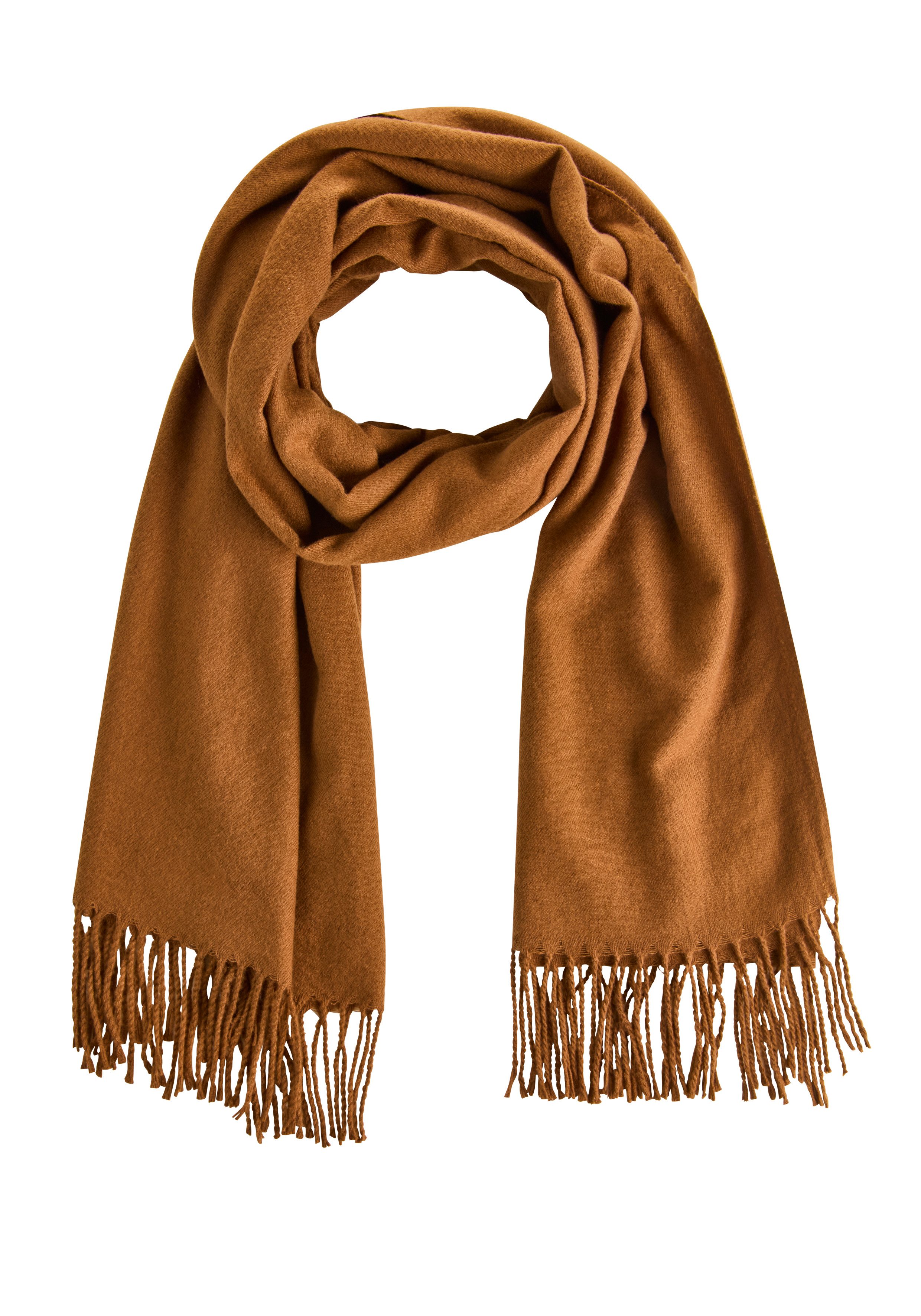 Laura Scott Schal, mit modischen Fransen in klassischen Unifarben - NEW. € 27,99