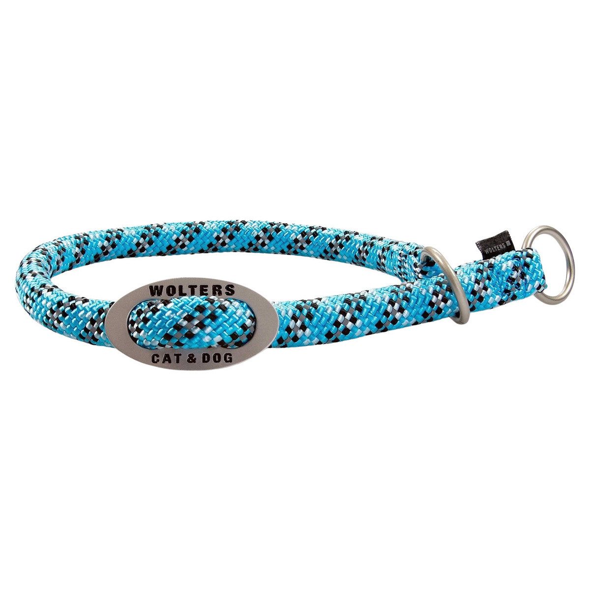 Wolters Hunde-Halsband Schlupfhalsband Everest reflektierend aqua/schwarz