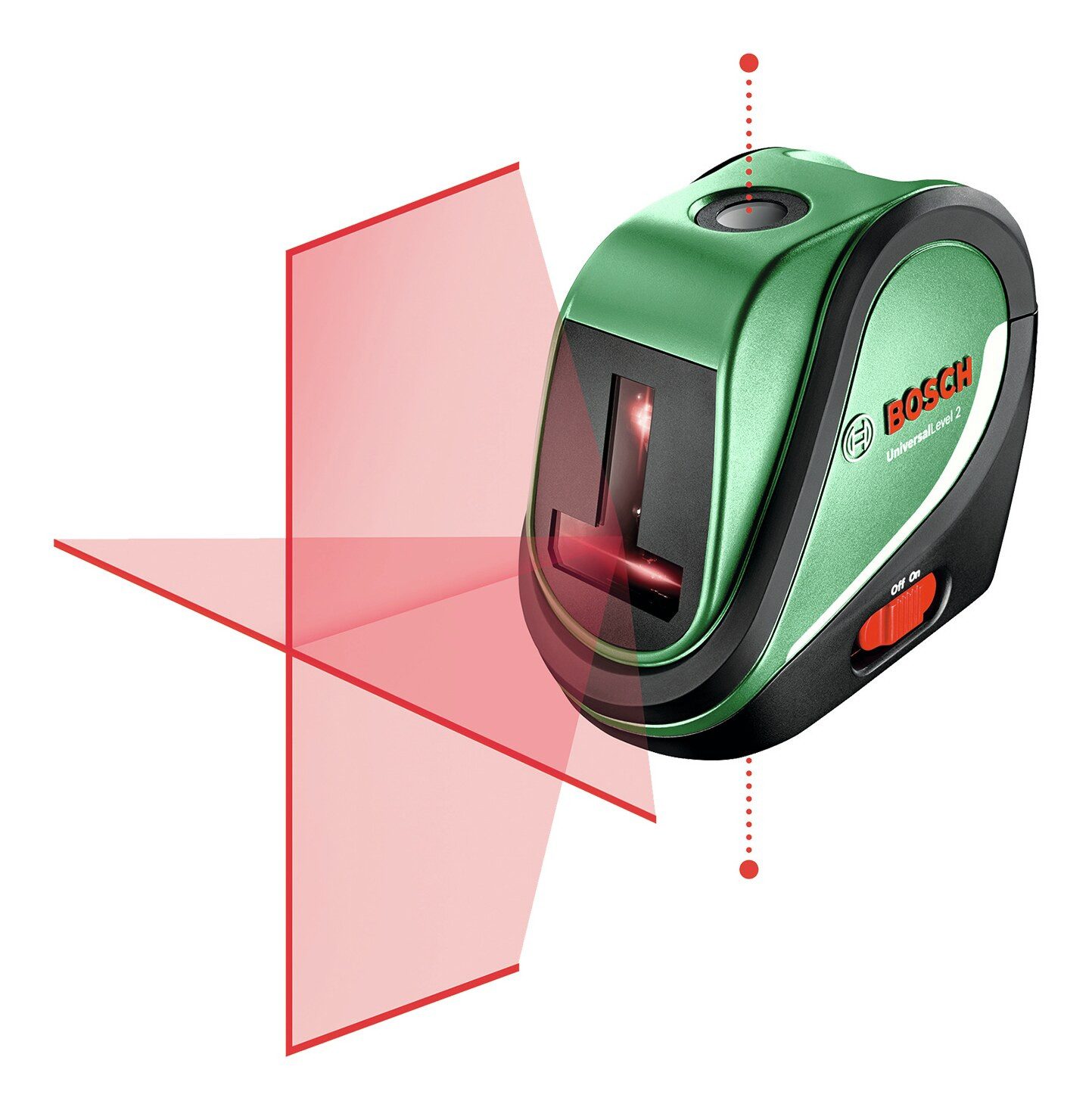 BOSCH Kreuzlinienlaser UniversalLevel 2, Kreuzlinien-Laser - im Karton