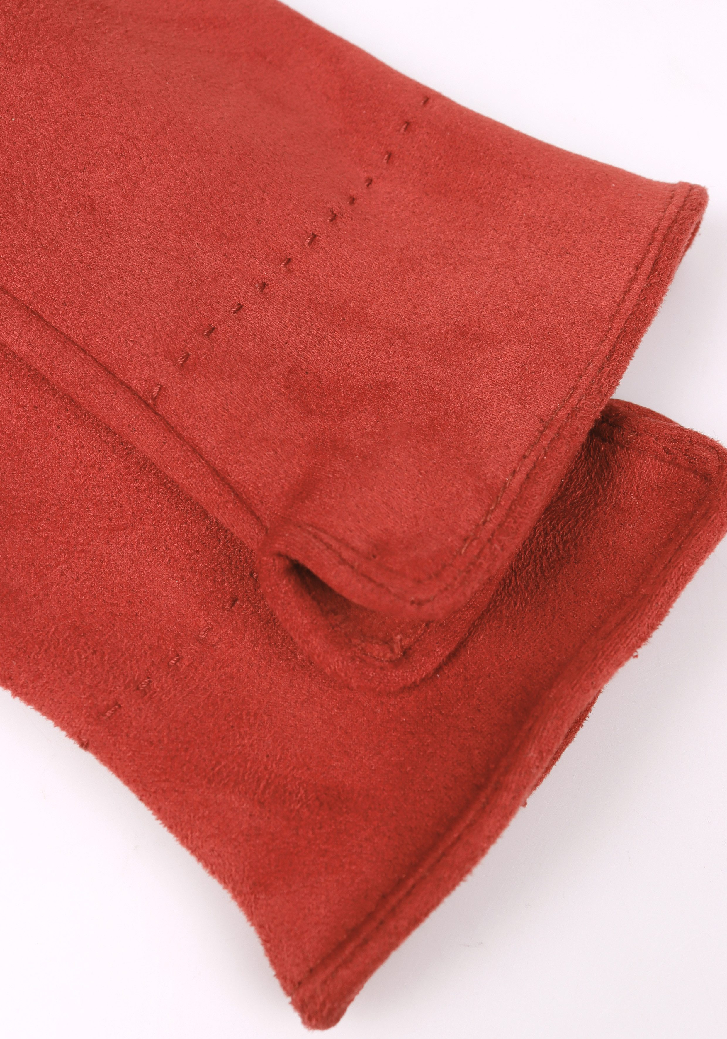 Capelli New York Strickhandschuhe (1 Paar) mit Ziernaht, Metall-Logo, Feinripp-Strick, elastisch