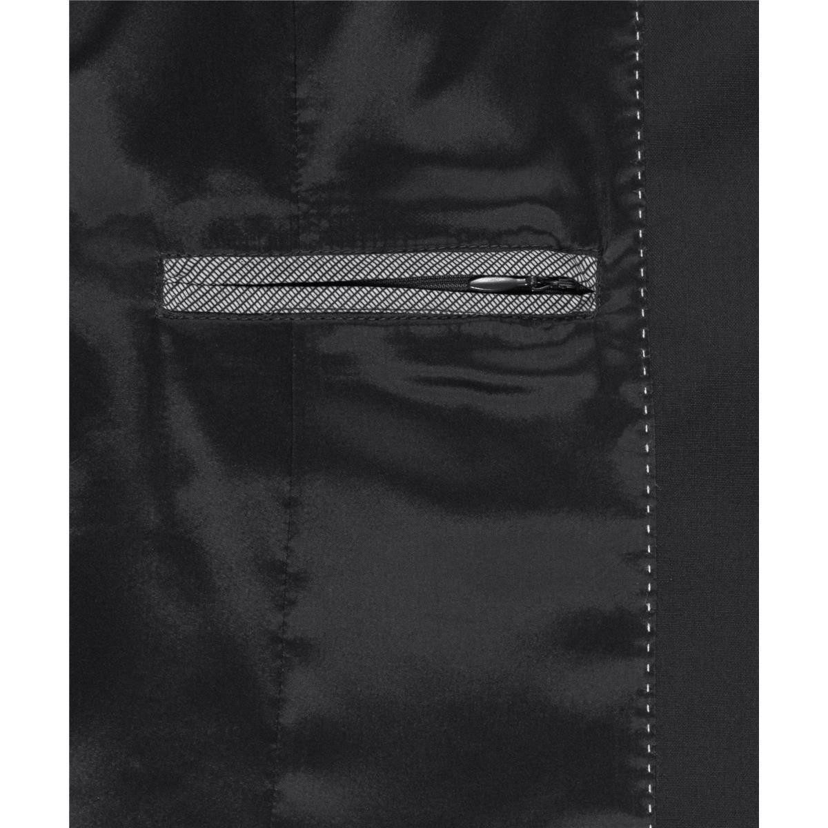 HECHTER PARIS Blusenblazer HECHTER PARIS Corporate Blazer Damen Tailored Modern Fit Anthrazit – Bild 3 von 5