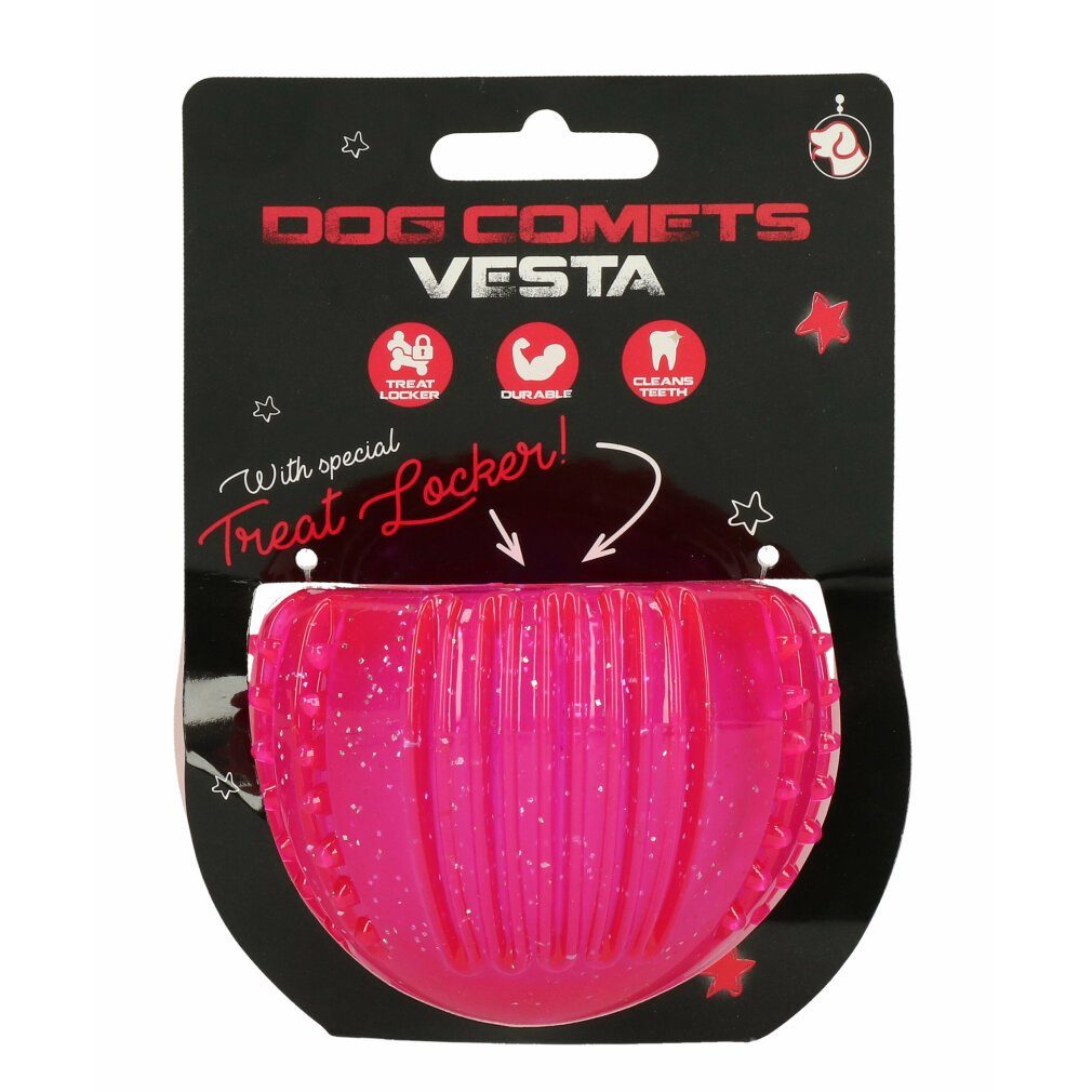 Dog Comets Tierball Locker with Treat Vesta Comets Pink Dog