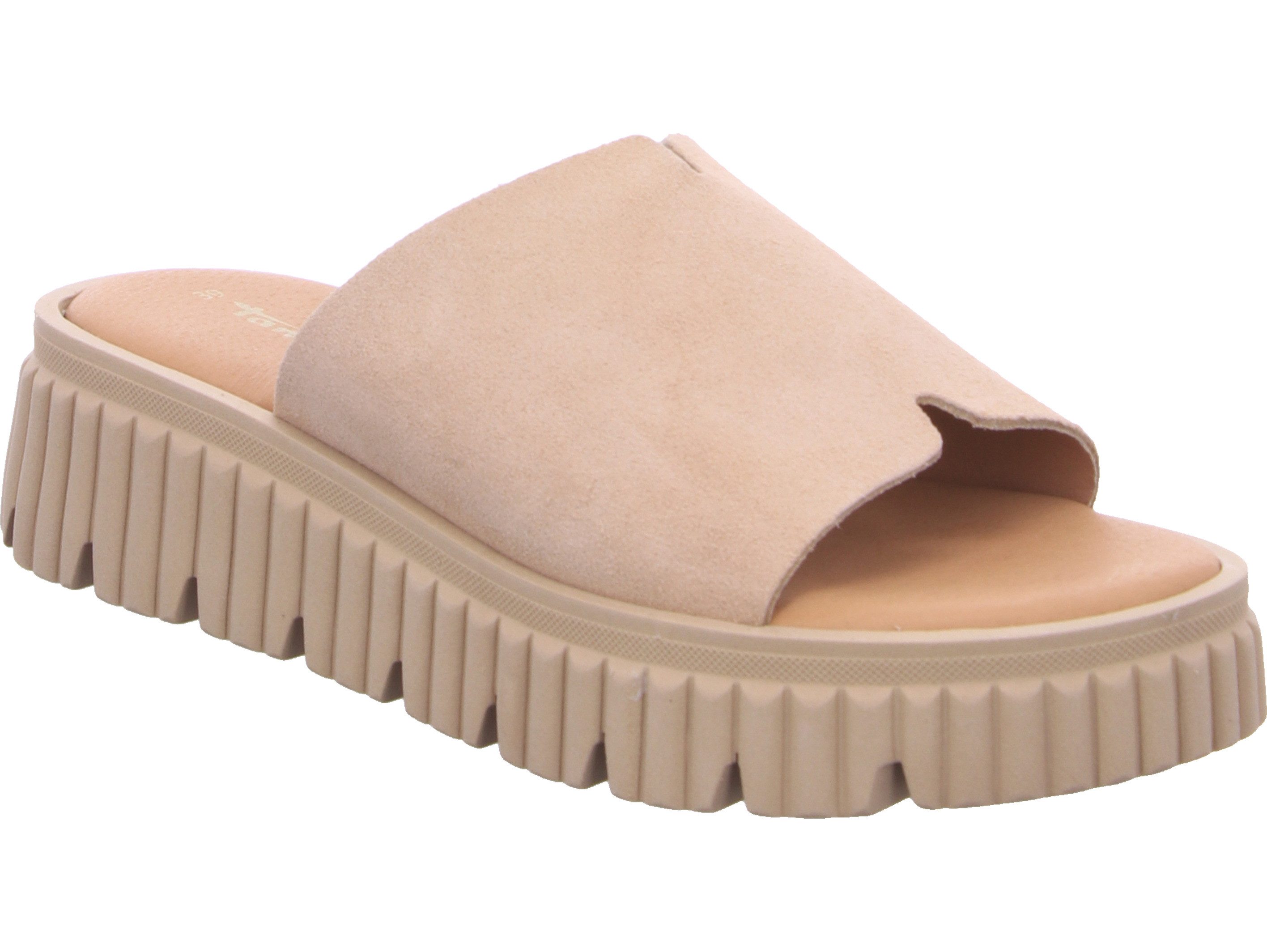 Tamaris Keilpantolette echtes Leder