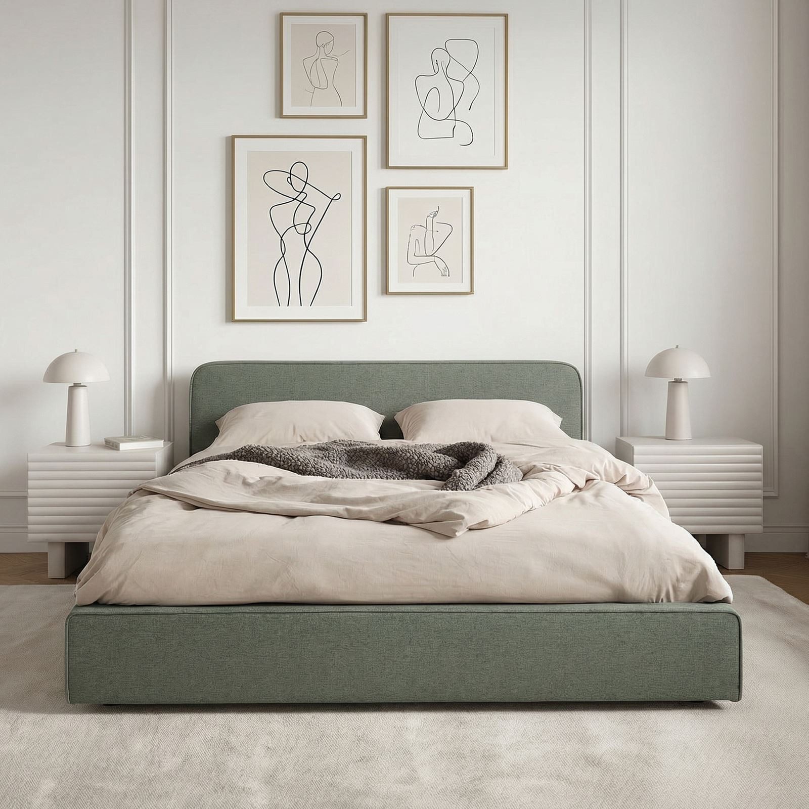 IDIMEX Polsterbett MARINI, Bett 140x200 cm mit Lattenrost Doppelbett mit Ko günstig online kaufen