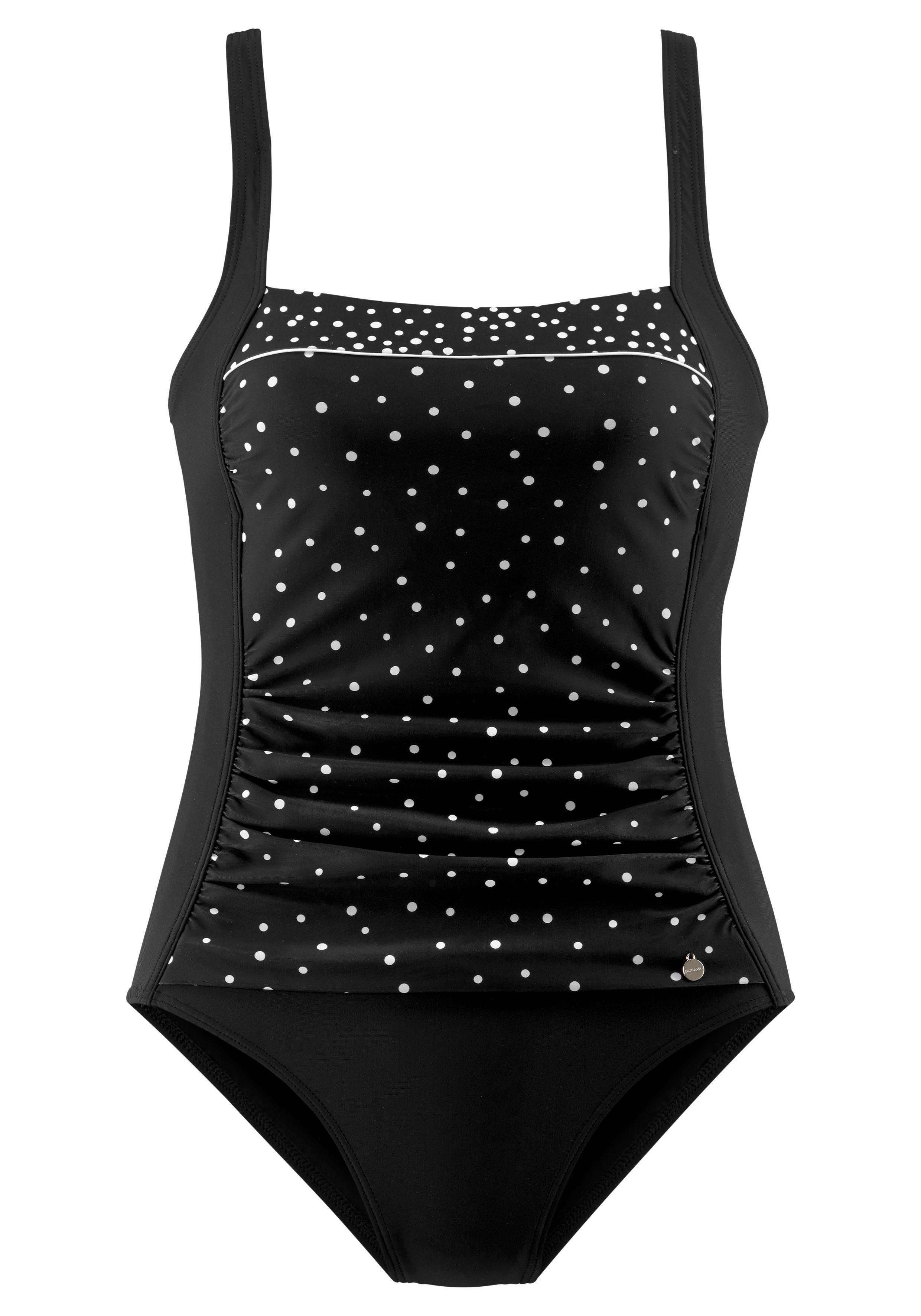 LASCANA Badeanzug Leona mit Miedereinsatz, eingearbeitete Softcups, mit Unt günstig online kaufen