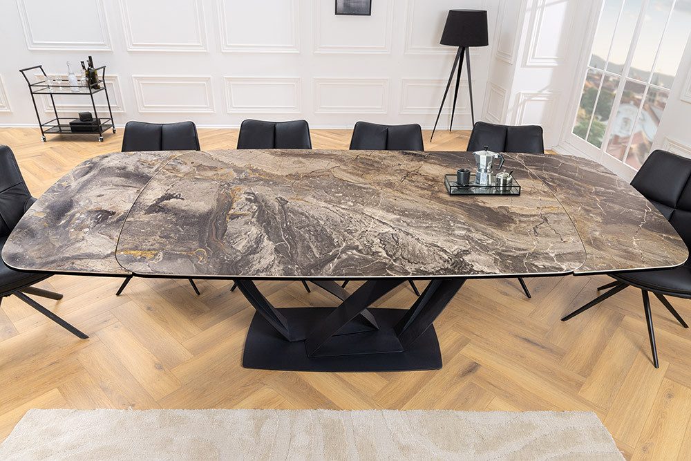 riess-ambiente Esstisch PAPILLON 180-260cm taupe / günstig online kaufen