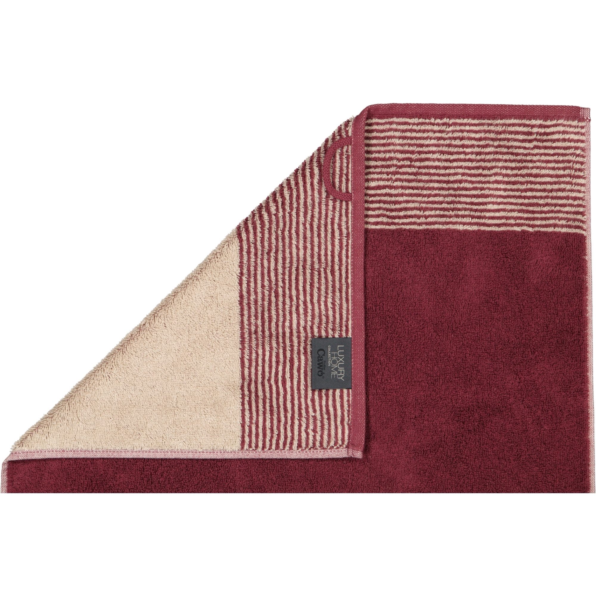 Cawö Handtücher Luxury Home Two-Tone 590, 100% Baumwolle (1-St) – Bild 4 von 5