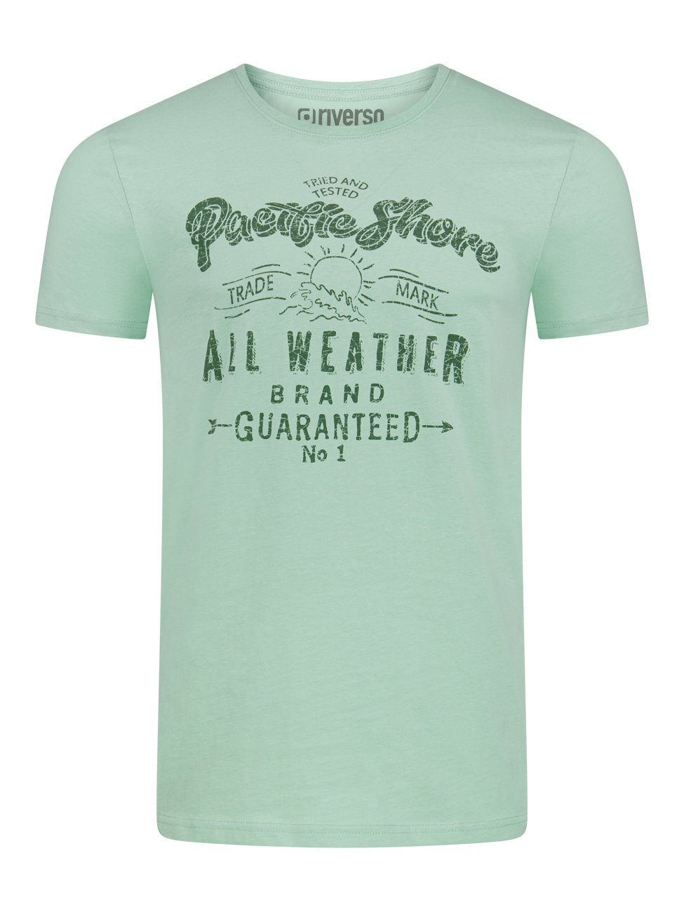 riverso T-Shirt Herren Printshirt RIVLeon Regular günstig online kaufen