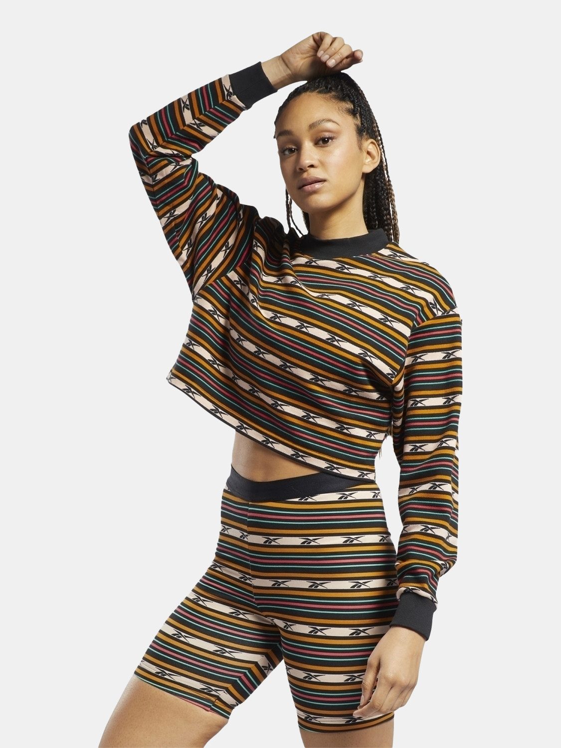 Reebok Classic Sweater Reebok Classics Camp Stripe Crew