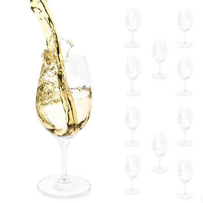 PassionMade Weißweinglas Weißweingläser 10er Set Wein Glas 1081, kristallglas, Spiegelau Weißweingläser Set Kristallglas