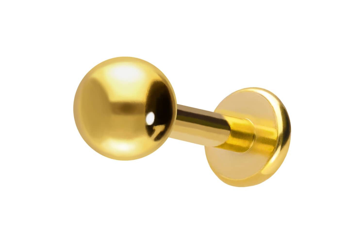 PIERCINGLINE Piercing-Set Titan Labret mit Innengewinde (Labrets, 1-tlg)