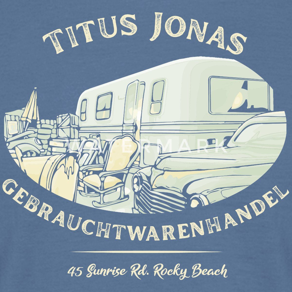 Spreadshirt T-Shirt Die Drei Fragezeichen Titus günstig online kaufen