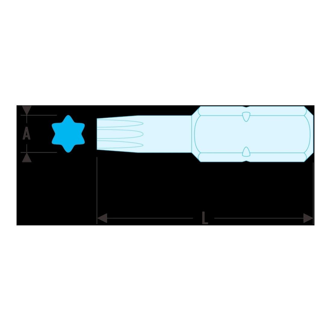 Facom Stecknuss Facom IMPACT-Bit Serie 3 TX T27