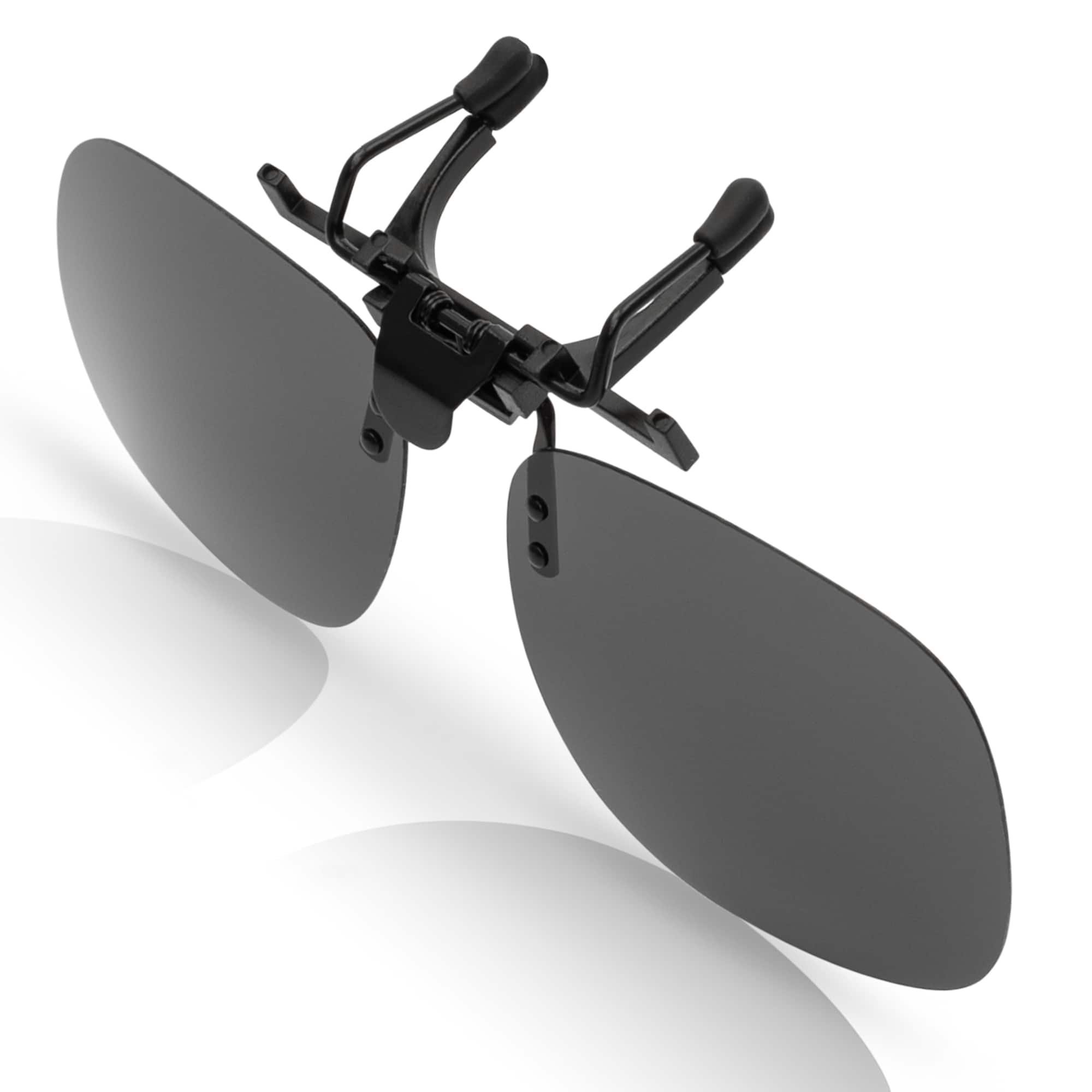 BEZLIT Eyewear Retrosonnenbrille Polarisierter Brillen Aufsatz Clip On (1-St) mit polarisierten Linsen Schwarz
